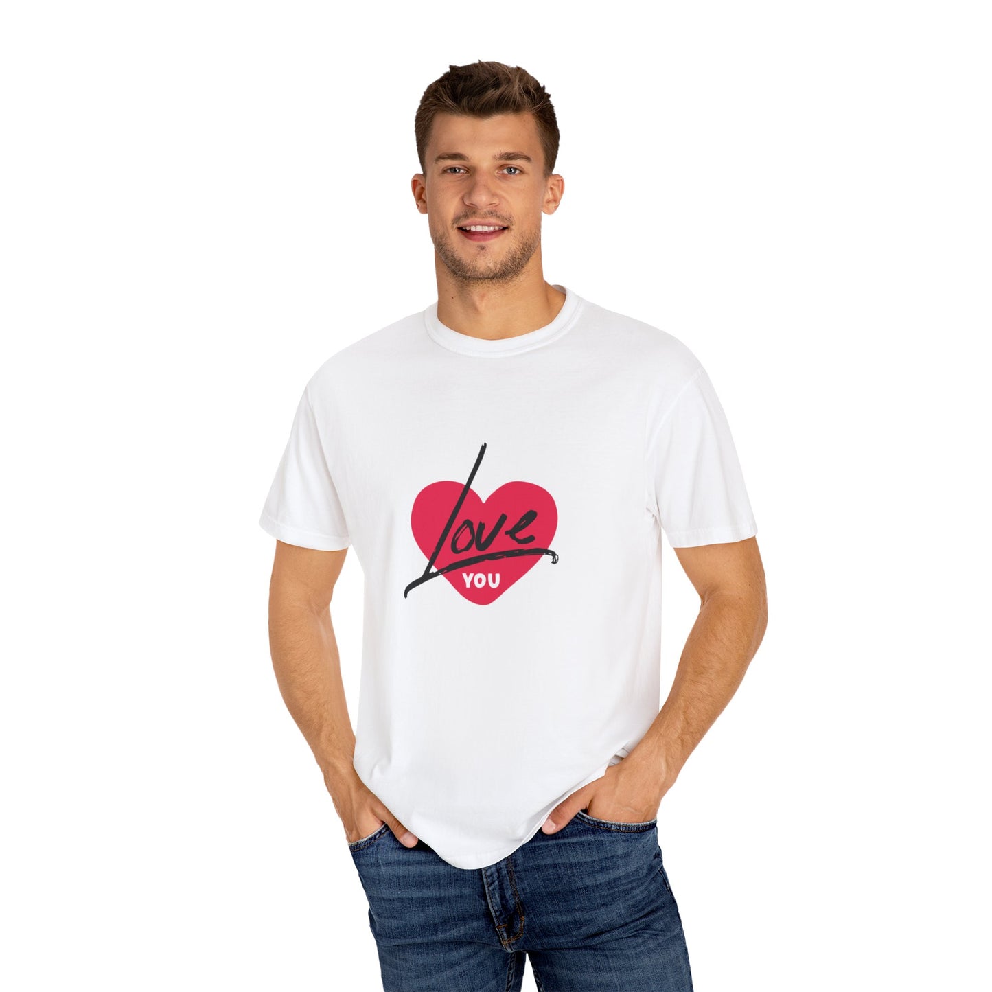 Beautiful I LOVE YOU Valentine's special T-shirt for men and women