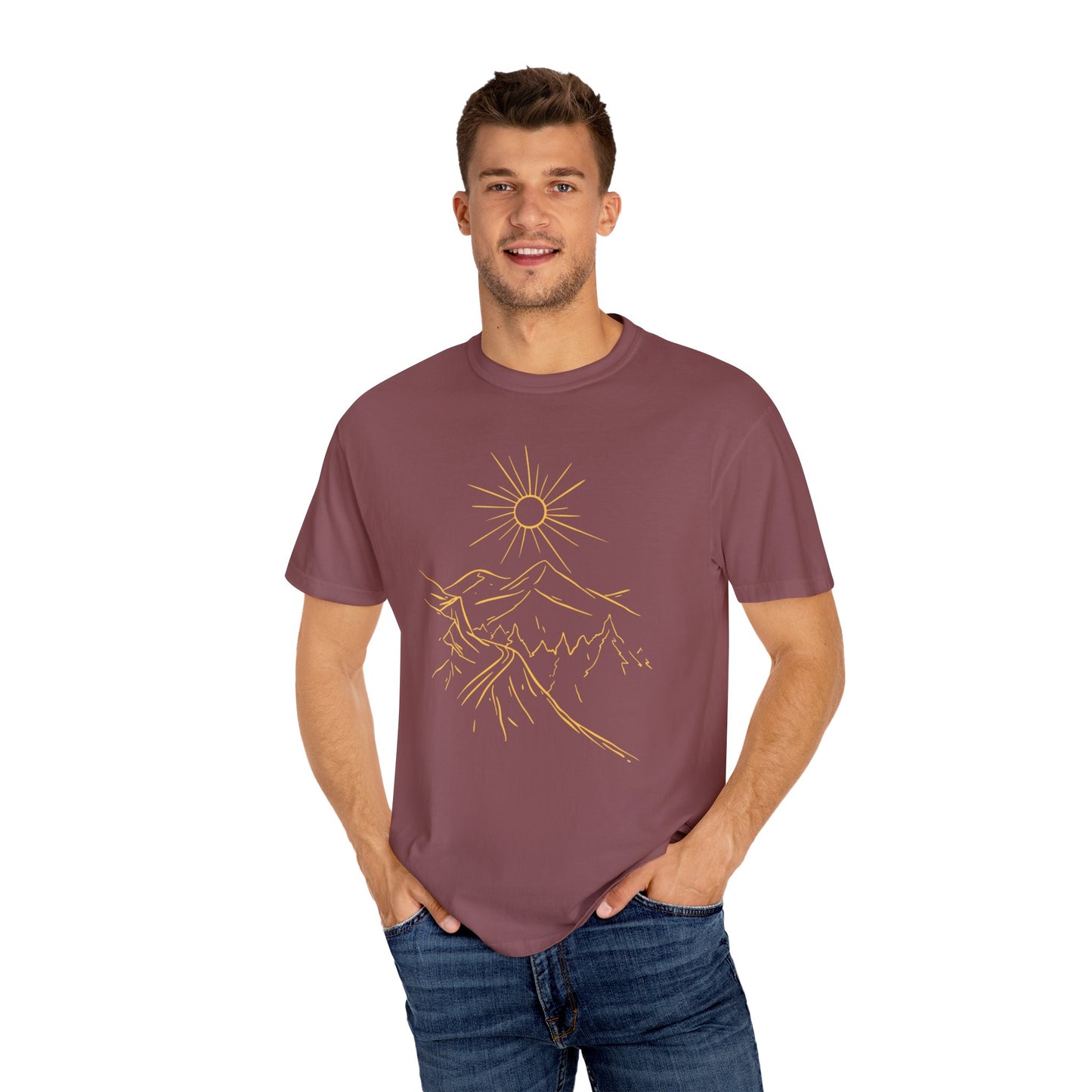 Beautiful mountain art T-shirt for men and women