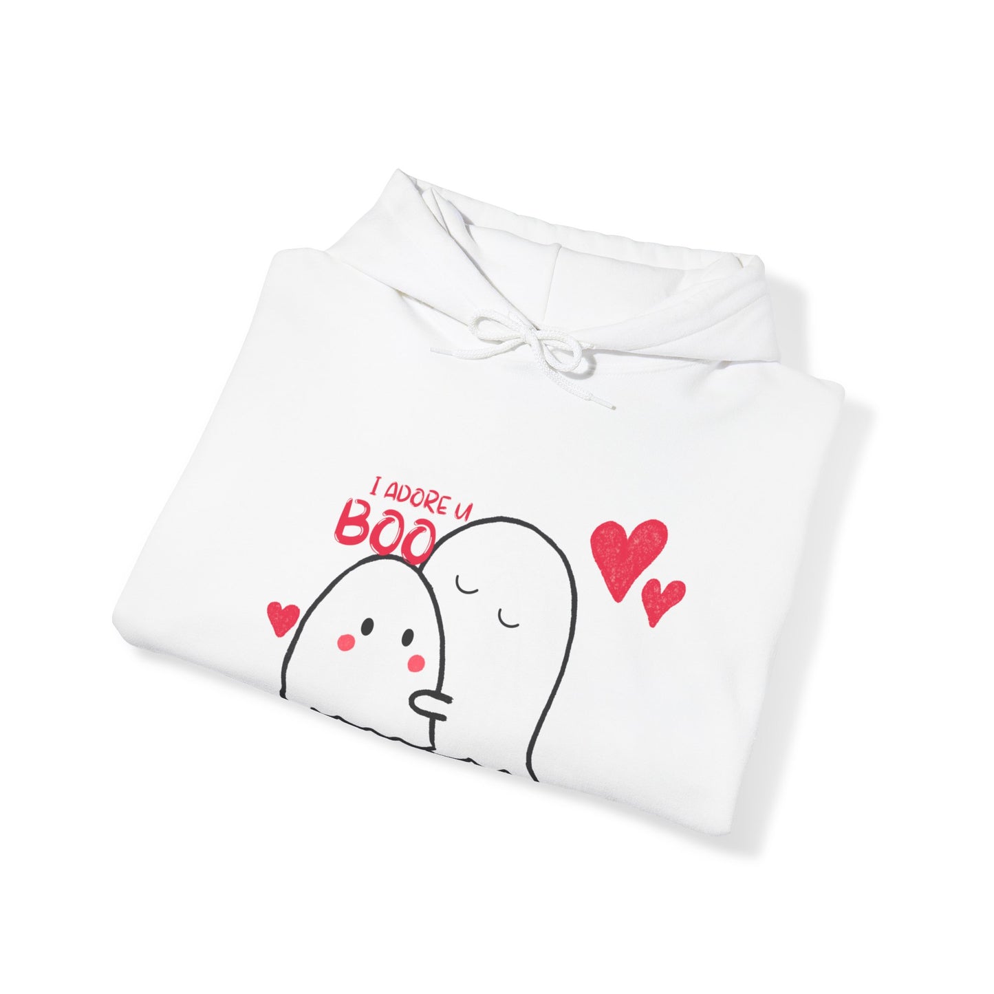 Cute i adore you my boo Heavy Hooded Sweatshirt for men and women