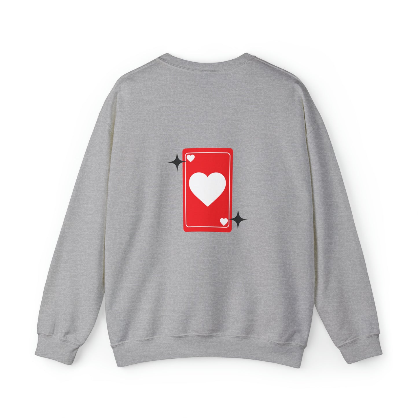 Heart queen Heavy Blend™ Crewneck Sweatshirt for men and women