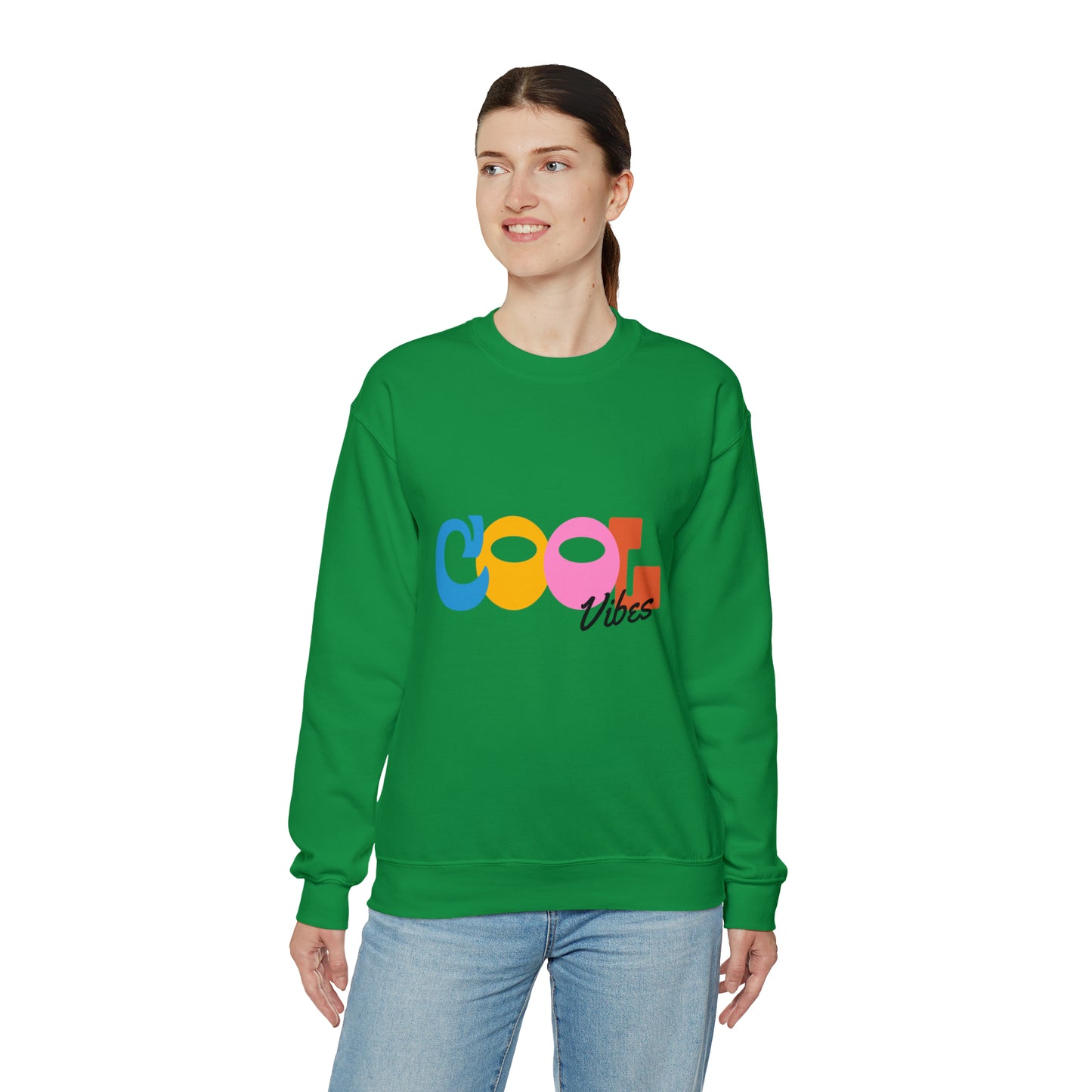 COOL vibes Colourful Heavy Blend™ Crewneck Sweatshirt for Men and Women