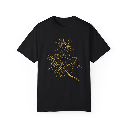 Beautiful mountain art T-shirt for men and women