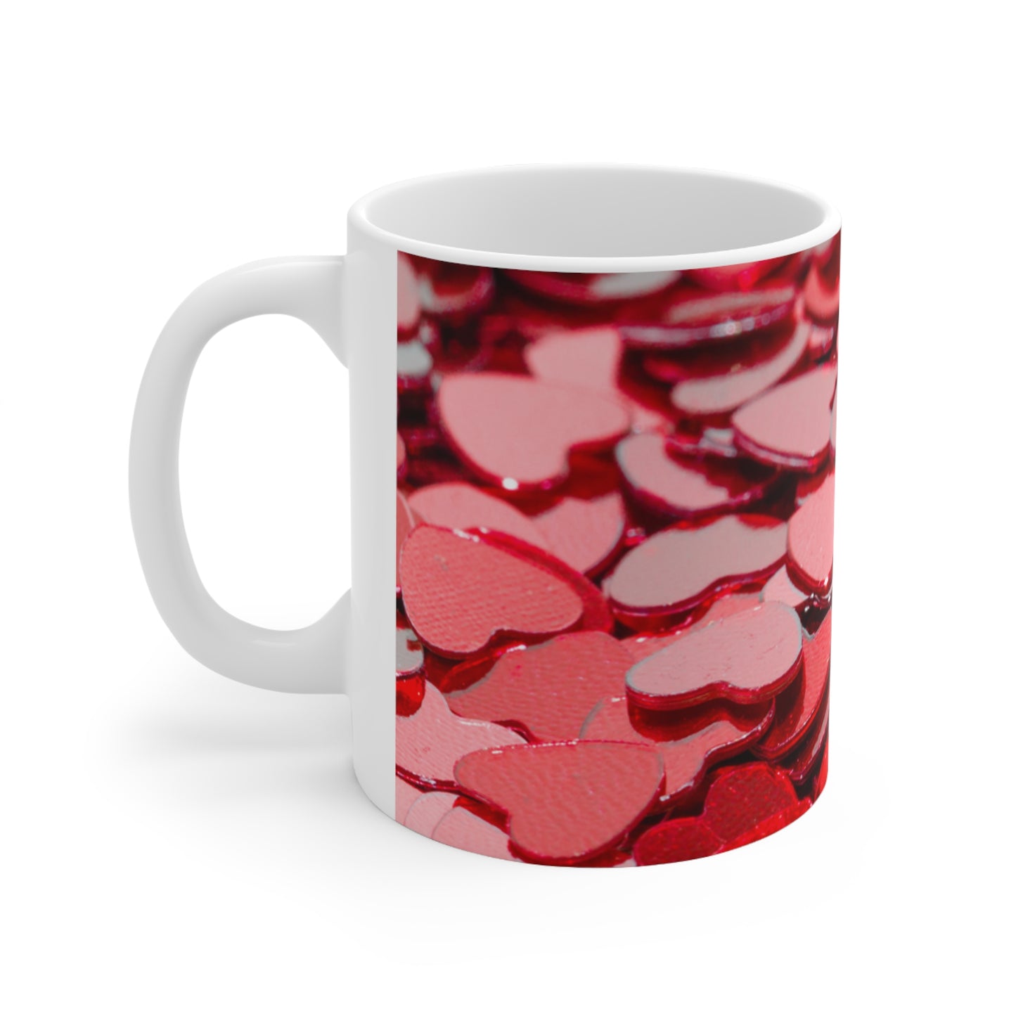 Red love heart valentine's day gift Coffee Mug 11oz