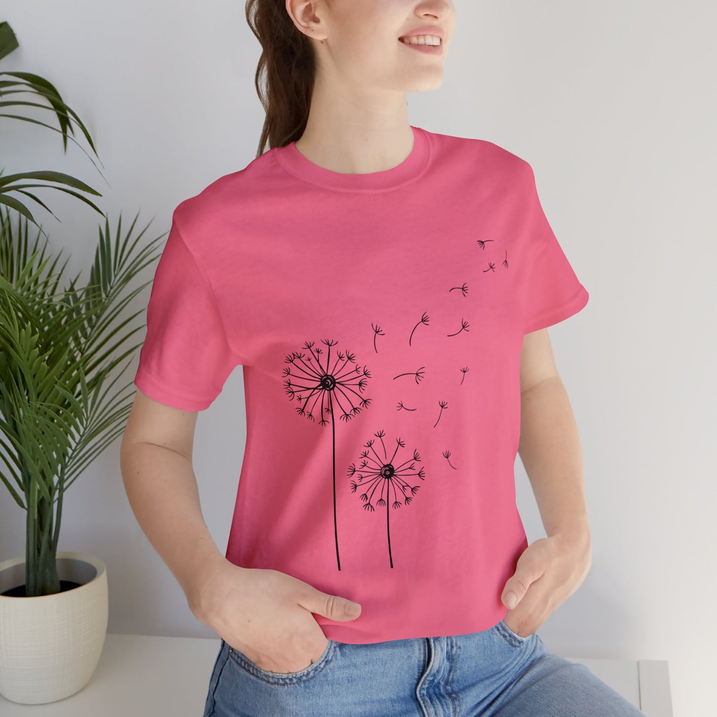 Beautiful flower Jersey Short Sleeve T-Shirt for Women