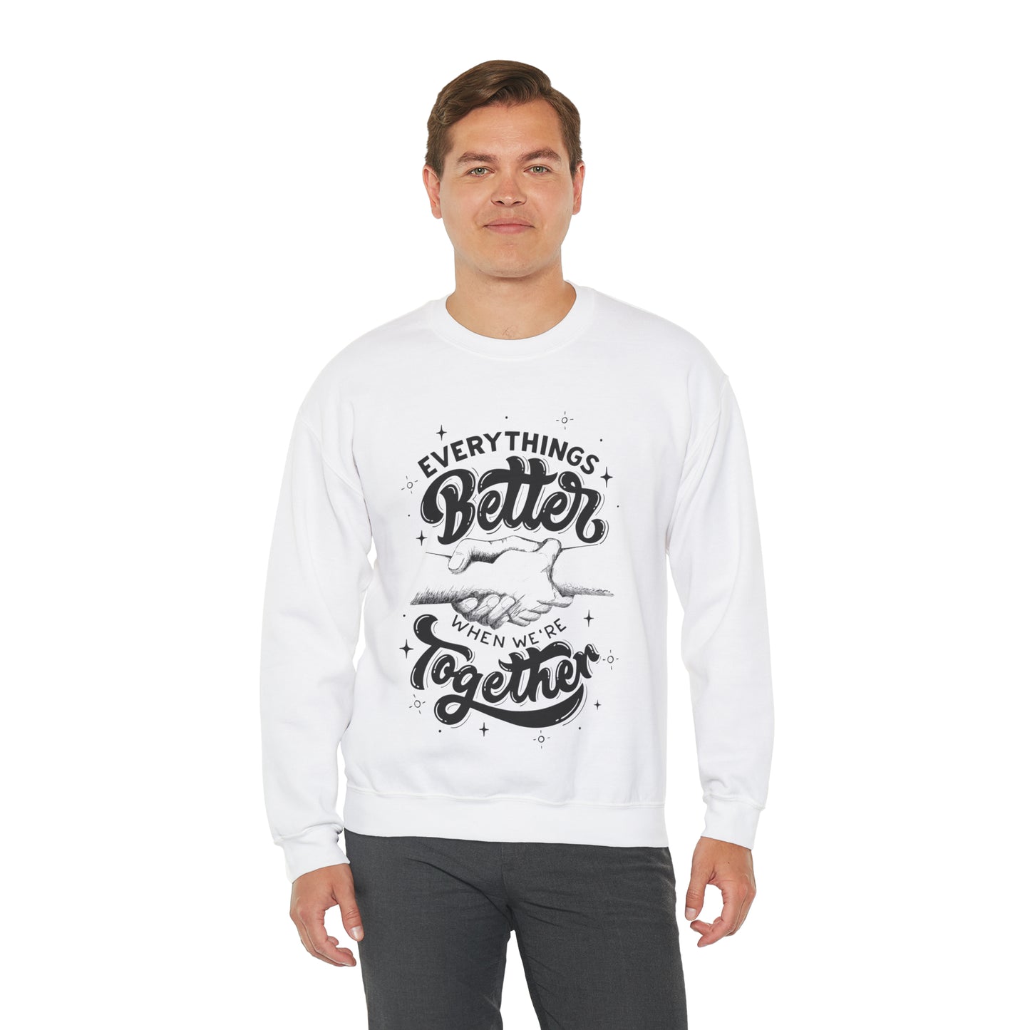 Everything is better together Heavy Blend™ Crewneck Sweatshirt