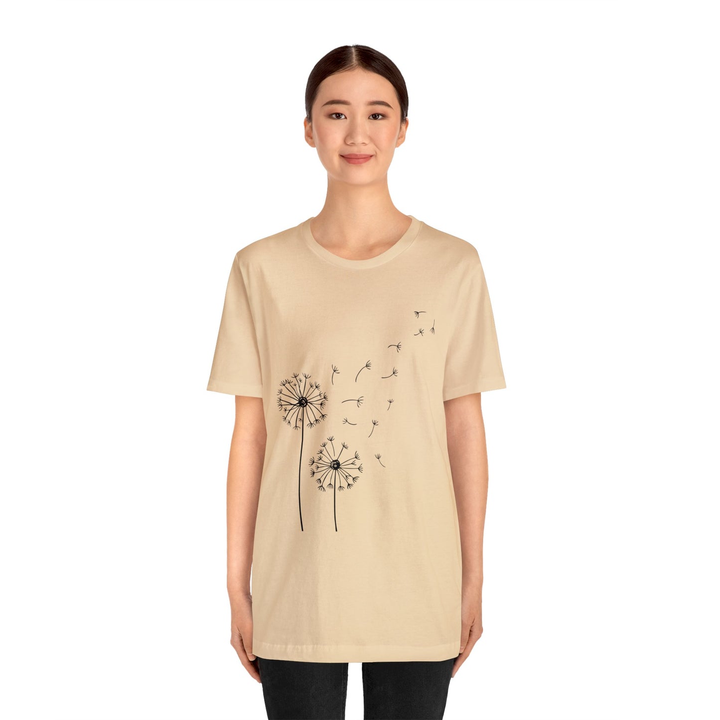 Beautiful flower Jersey Short Sleeve T-Shirt for Women