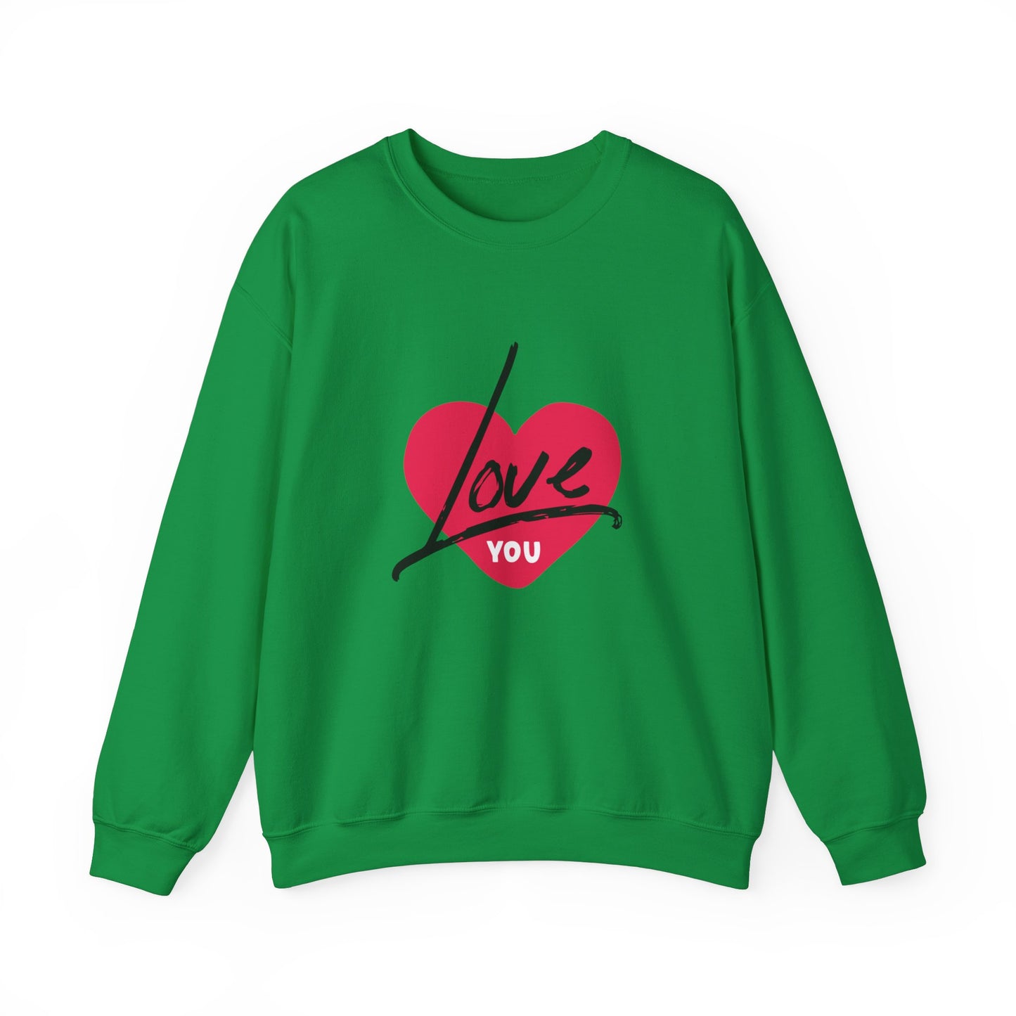 I LOVE YOU Valentine's special Heavy  Sweatshirt for men and women