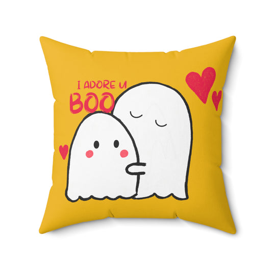 Cute i adore you boo Valentine's day gift Square Pillow