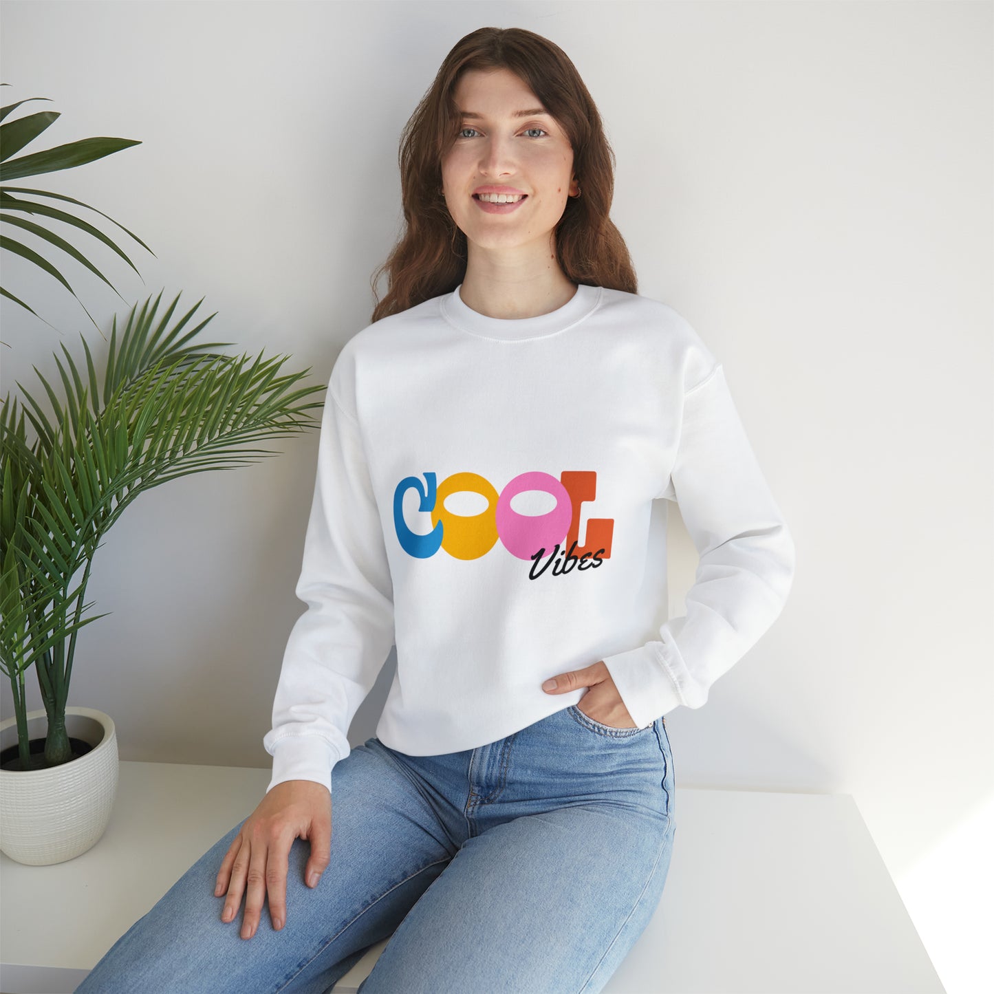 COOL vibes Colourful Heavy Blend™ Crewneck Sweatshirt for Men and Women