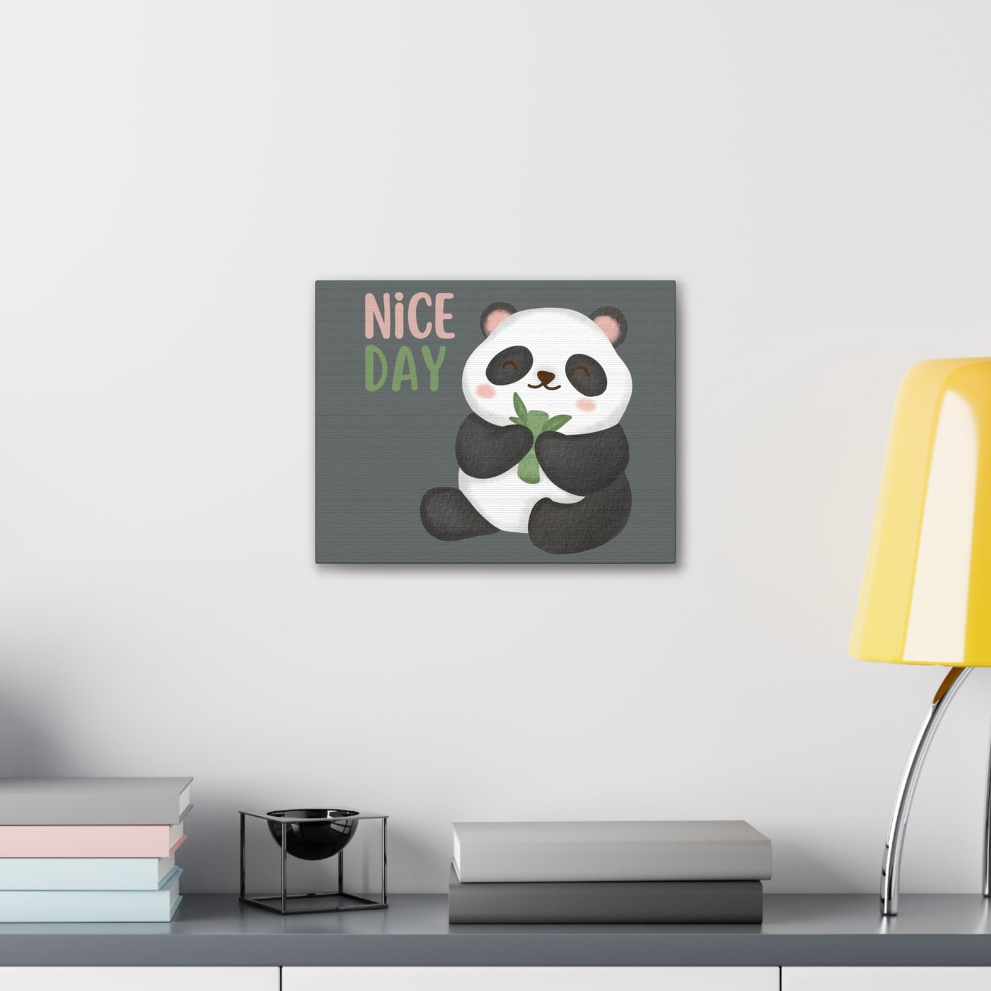 Cute baby panda Canvas Gallery Wraps