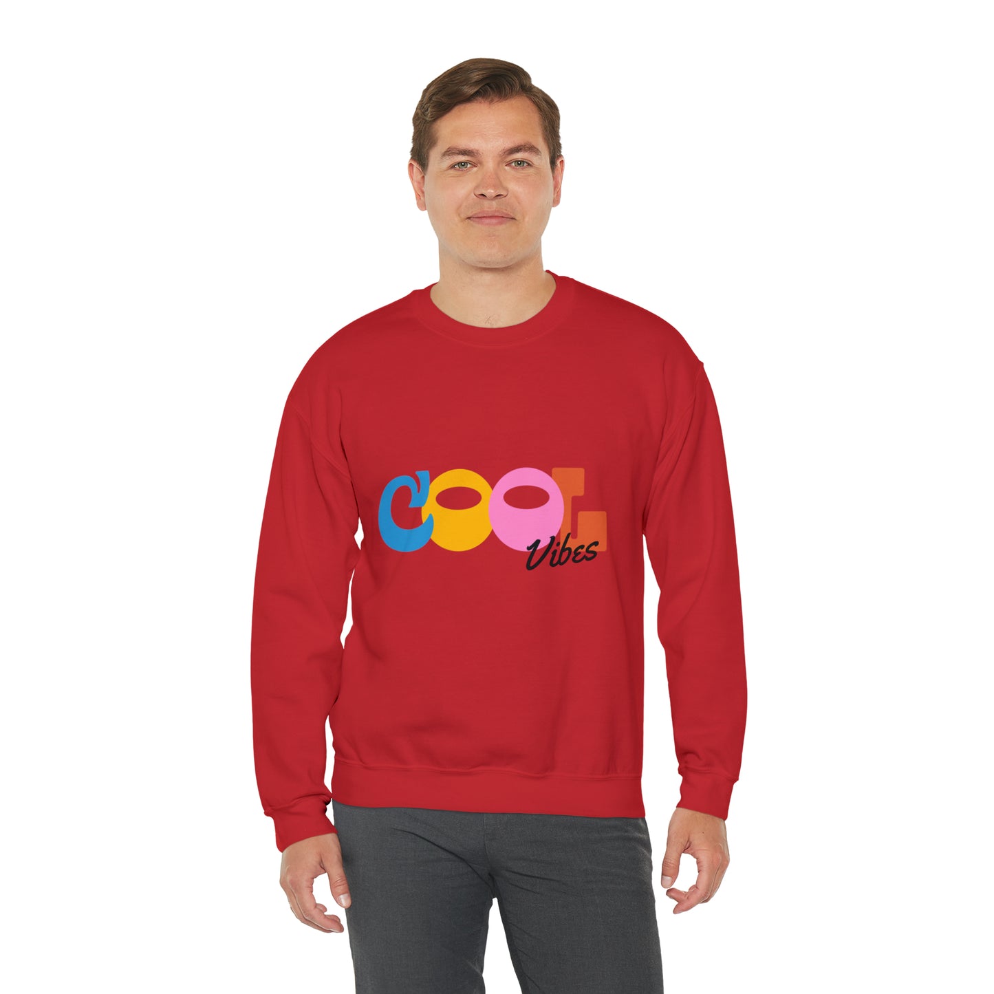 COOL vibes Colourful Heavy Blend™ Crewneck Sweatshirt for Men and Women