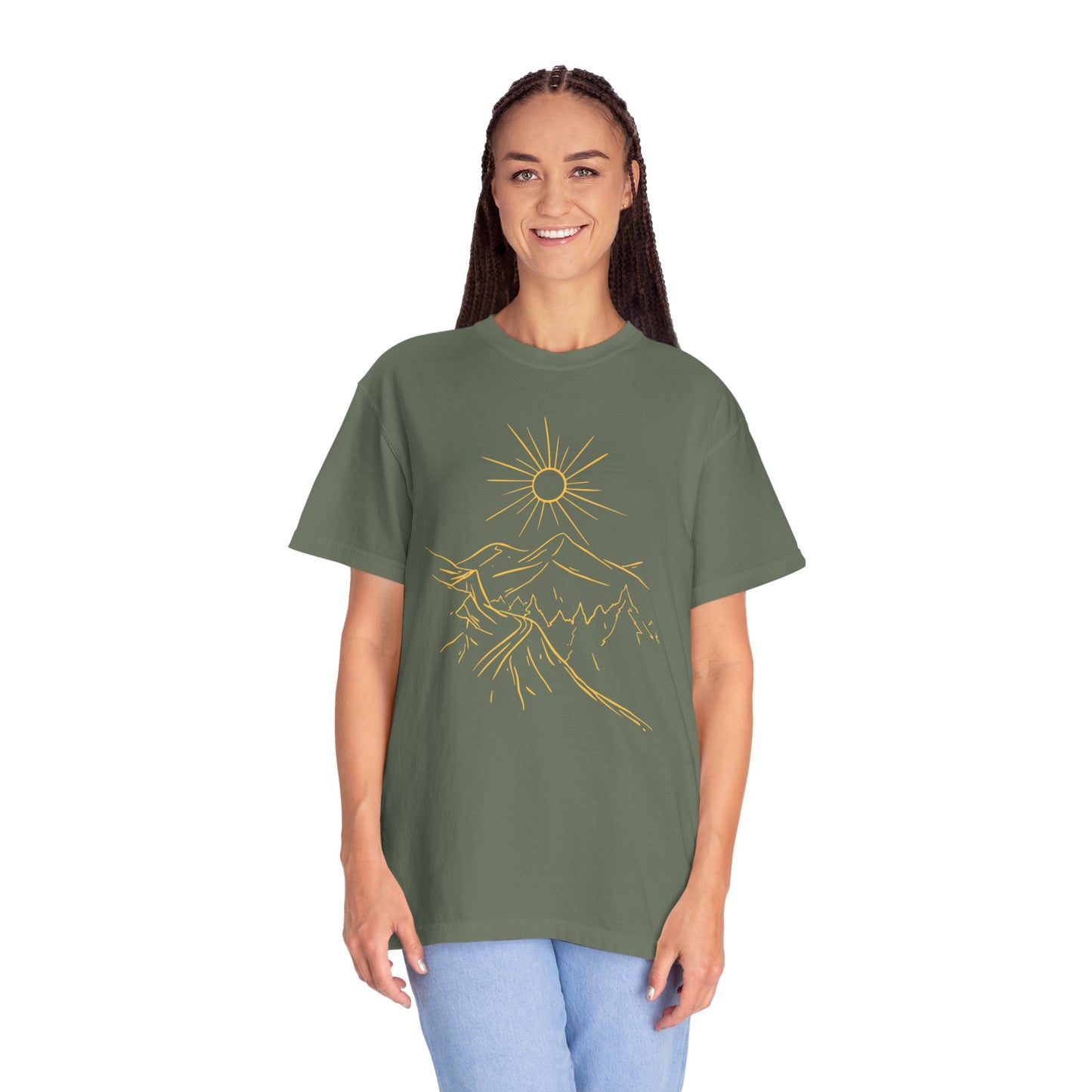 Beautiful mountain art T-shirt for men and women