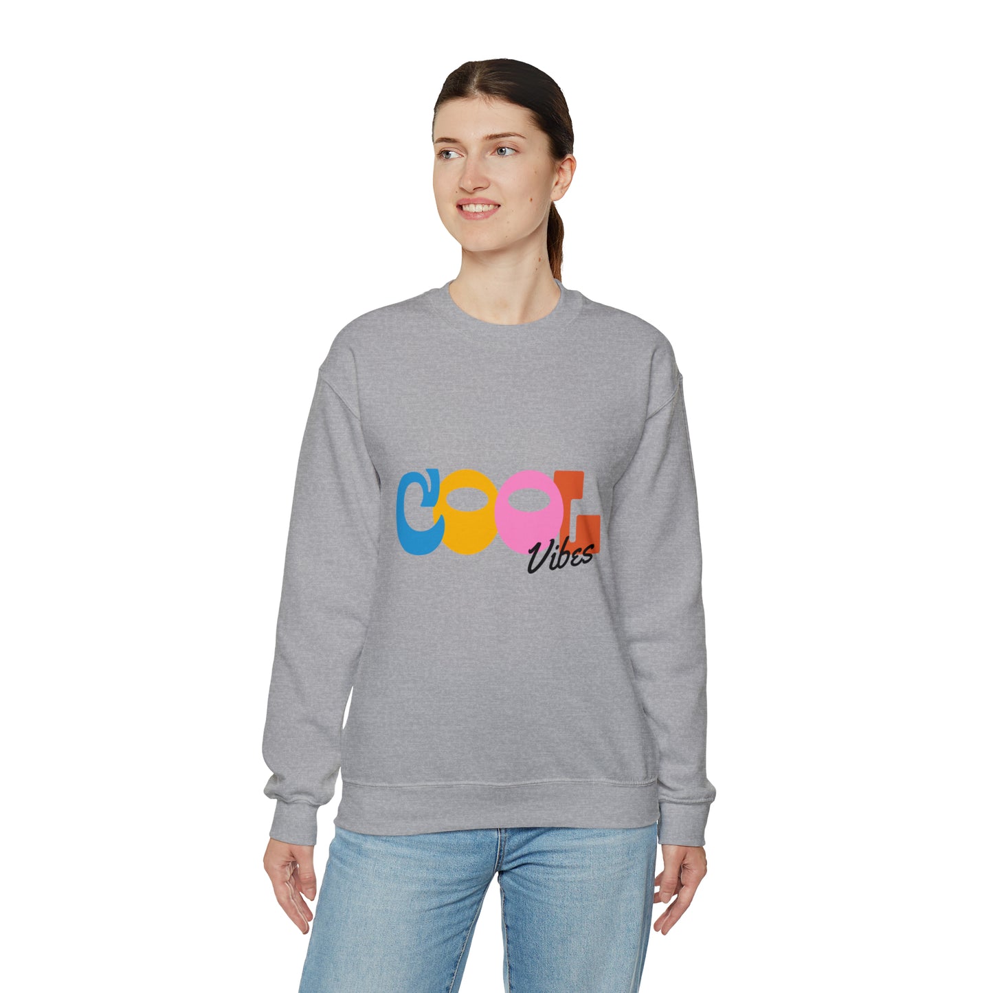 COOL vibes Colourful Heavy Blend™ Crewneck Sweatshirt for Men and Women