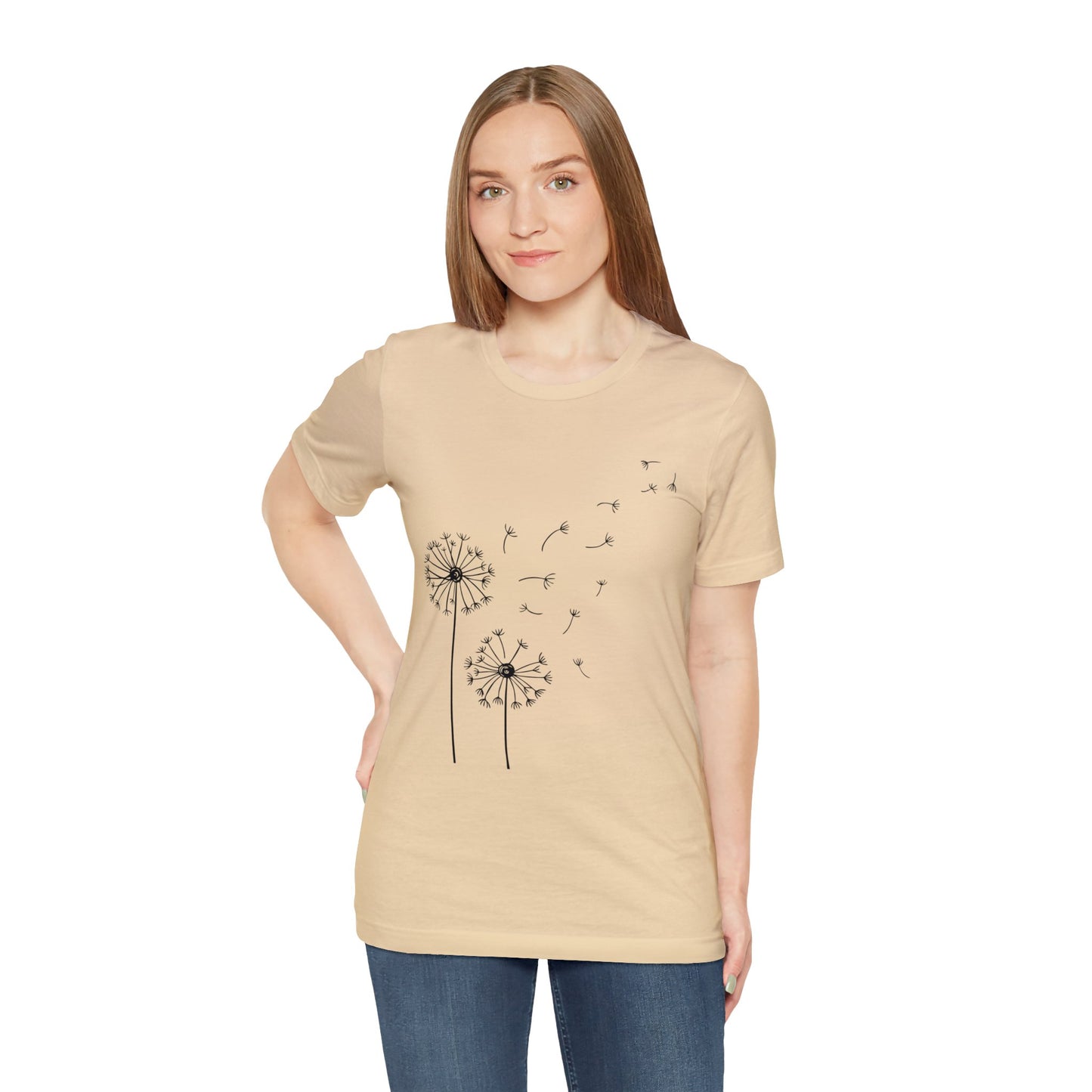 Beautiful flower Jersey Short Sleeve T-Shirt for Women