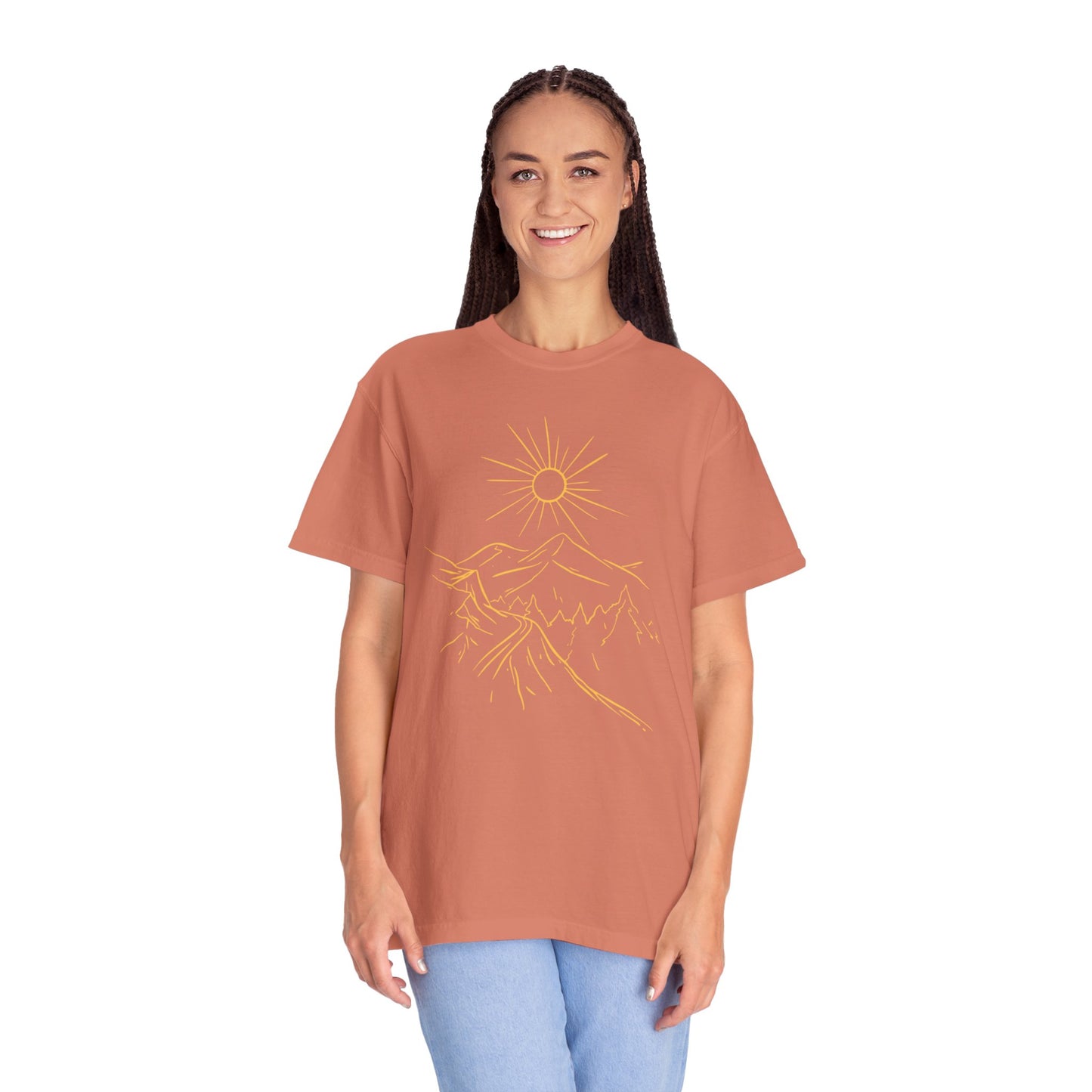 Beautiful mountain art T-shirt for men and women