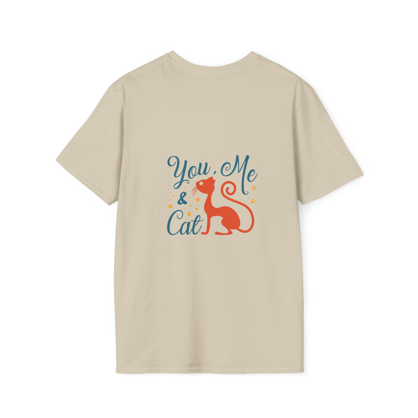 You me and cat cute Softstyle T-Shirt for women