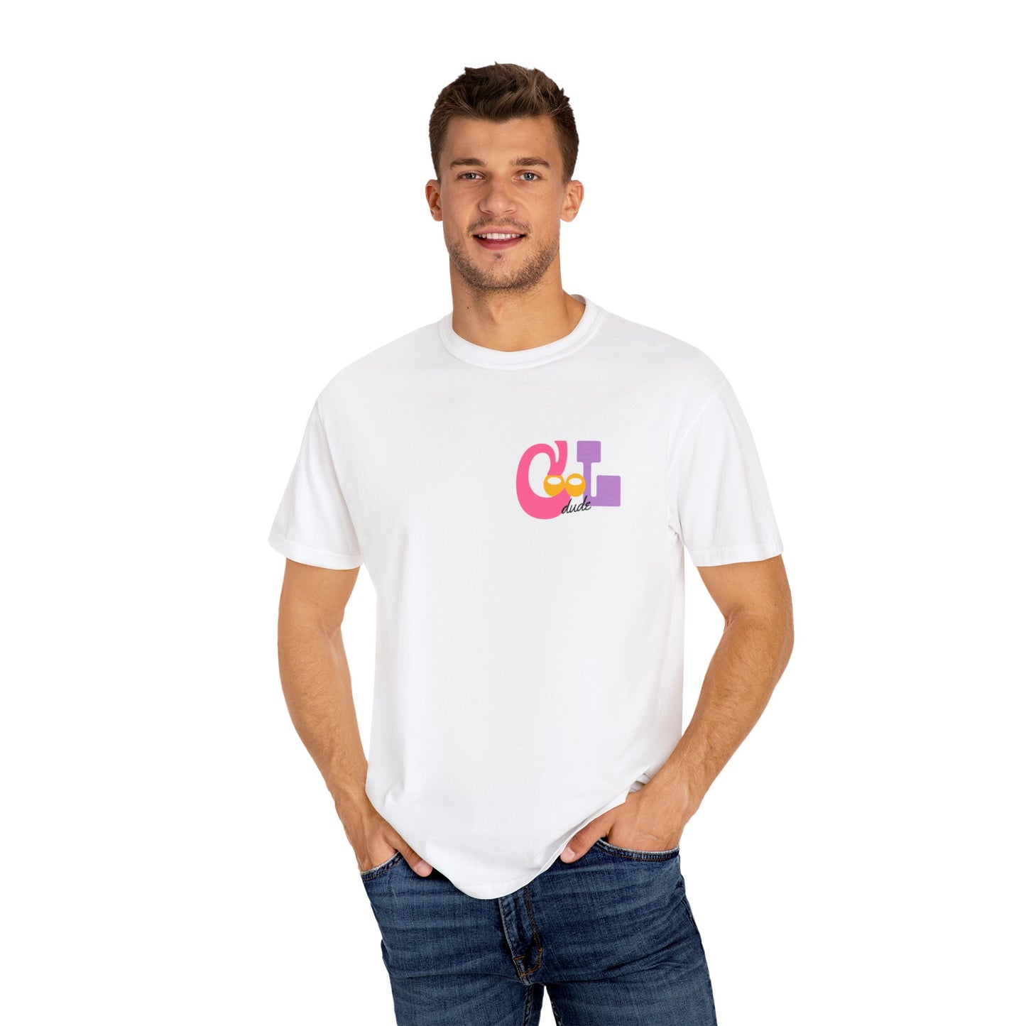 Cool dude colourful emoji T-shirt for men and women