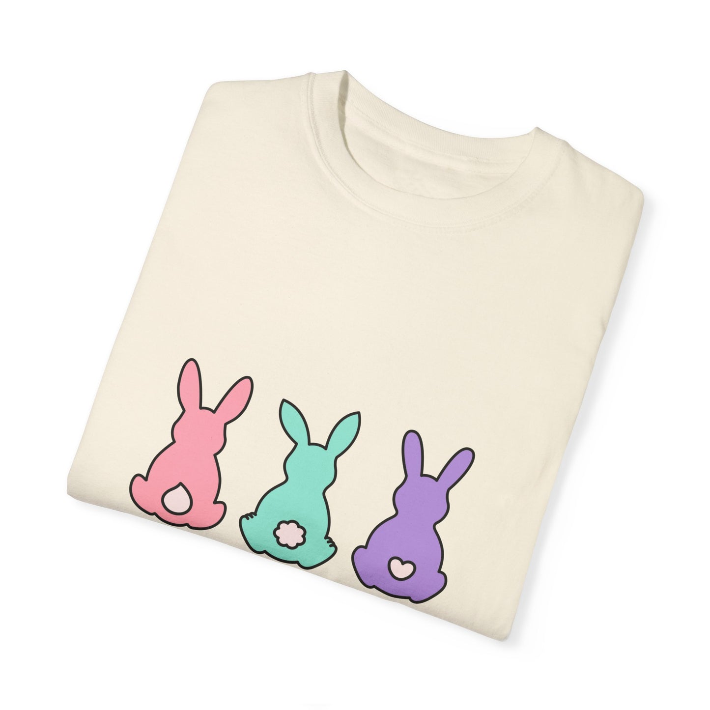 Cute and colourful bunny T-shirt for men and women