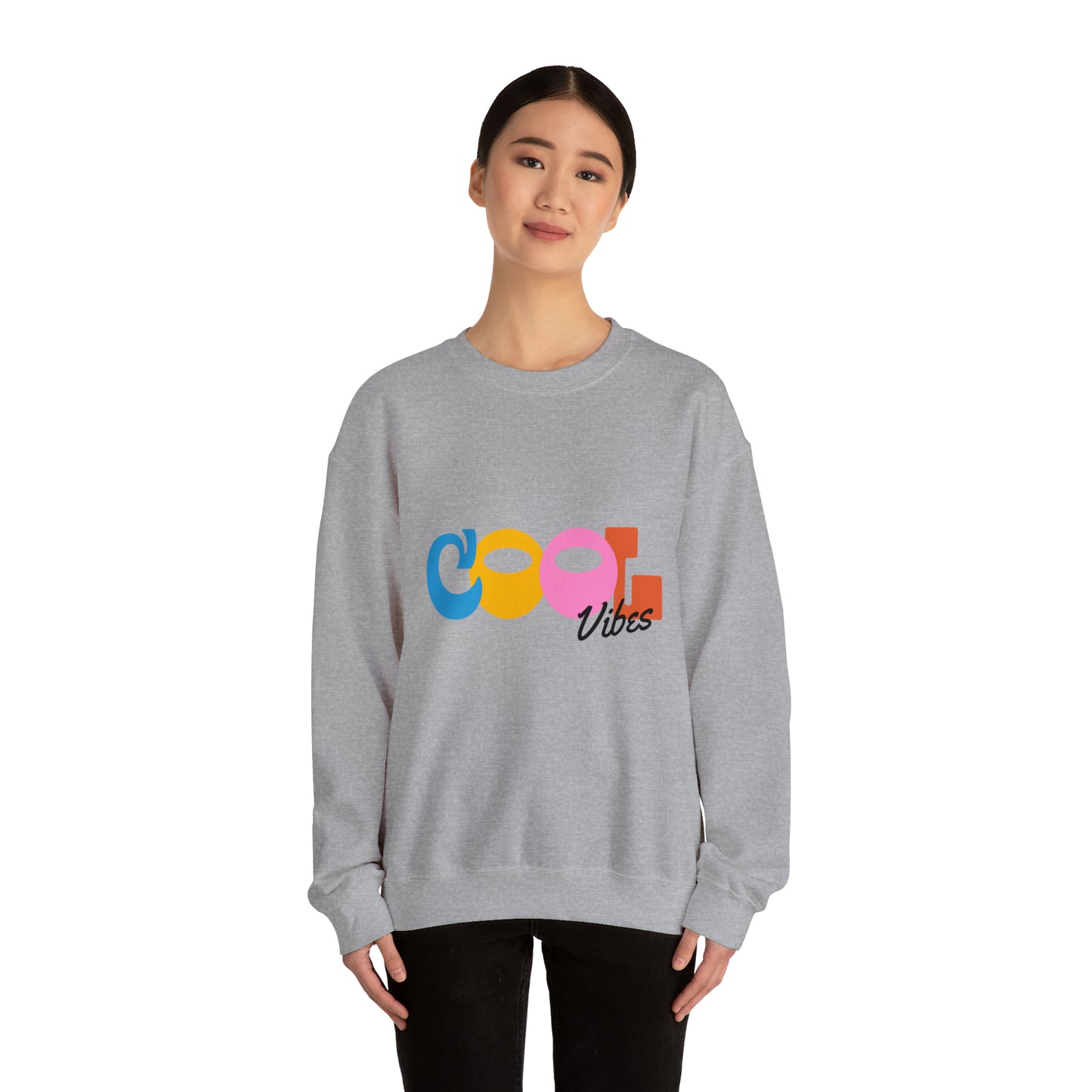 COOL vibes Colourful Heavy Blend™ Crewneck Sweatshirt for Men and Women