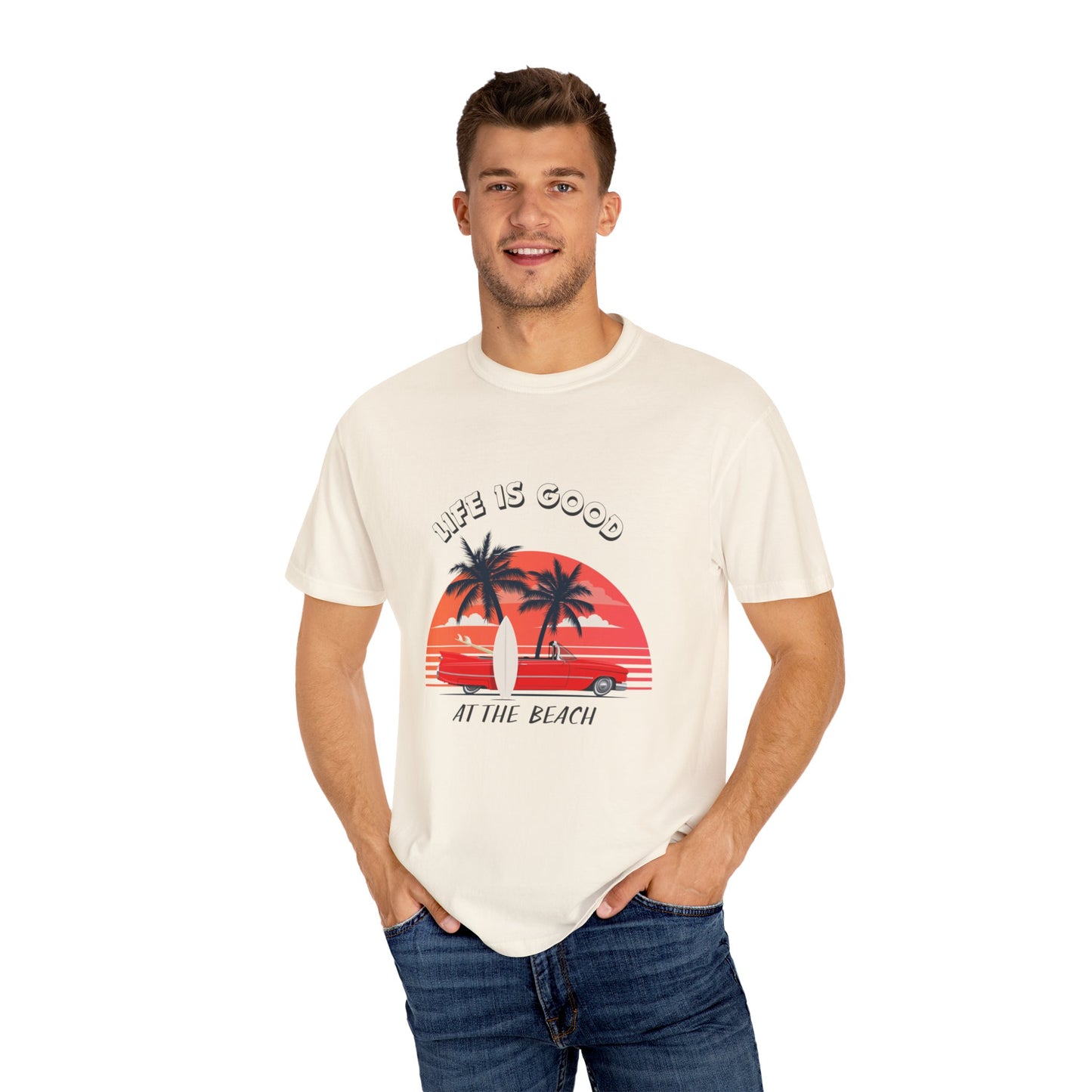 Beautiful life is good at the beach T-shirt for men and women