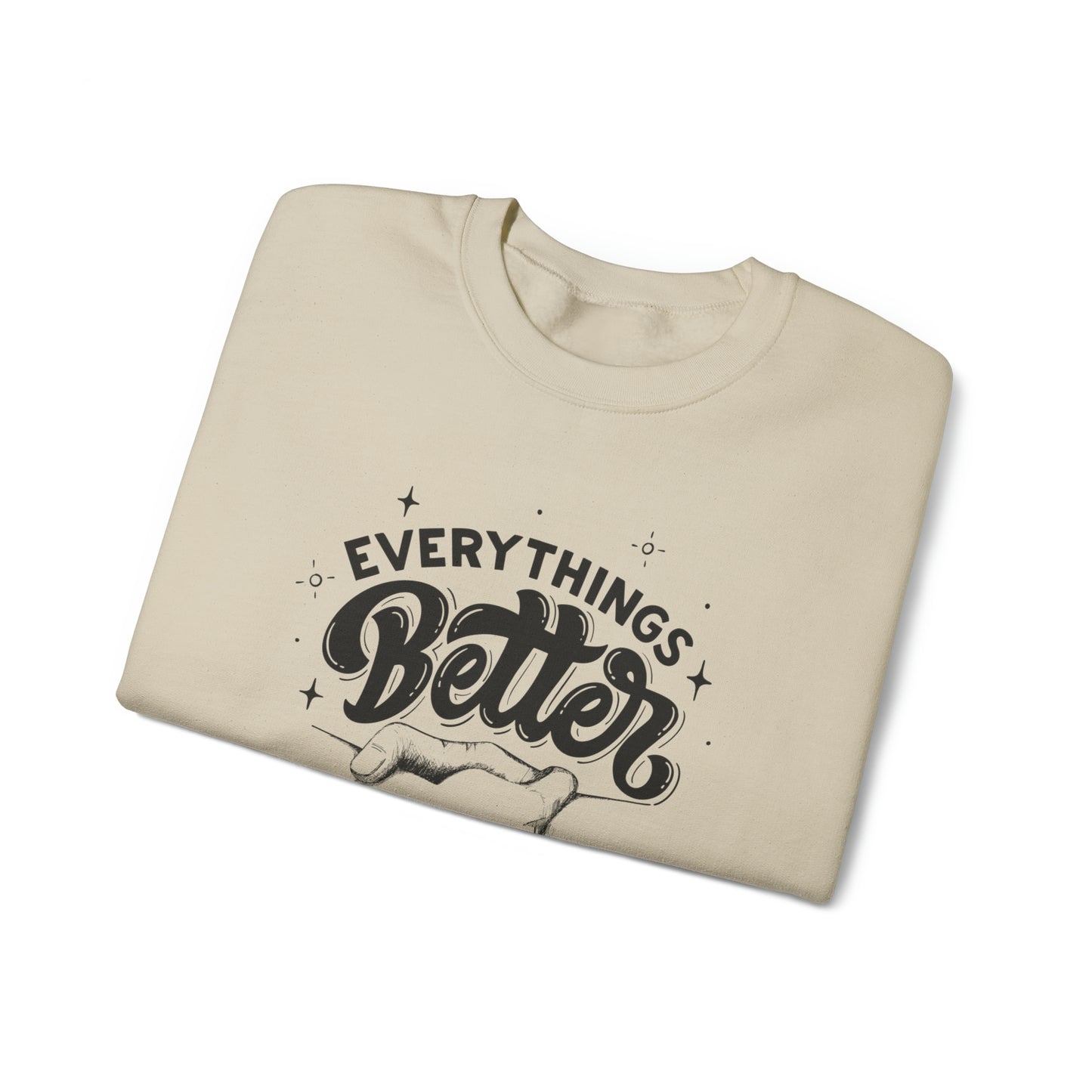 Everything is better together Heavy Blend™ Crewneck Sweatshirt