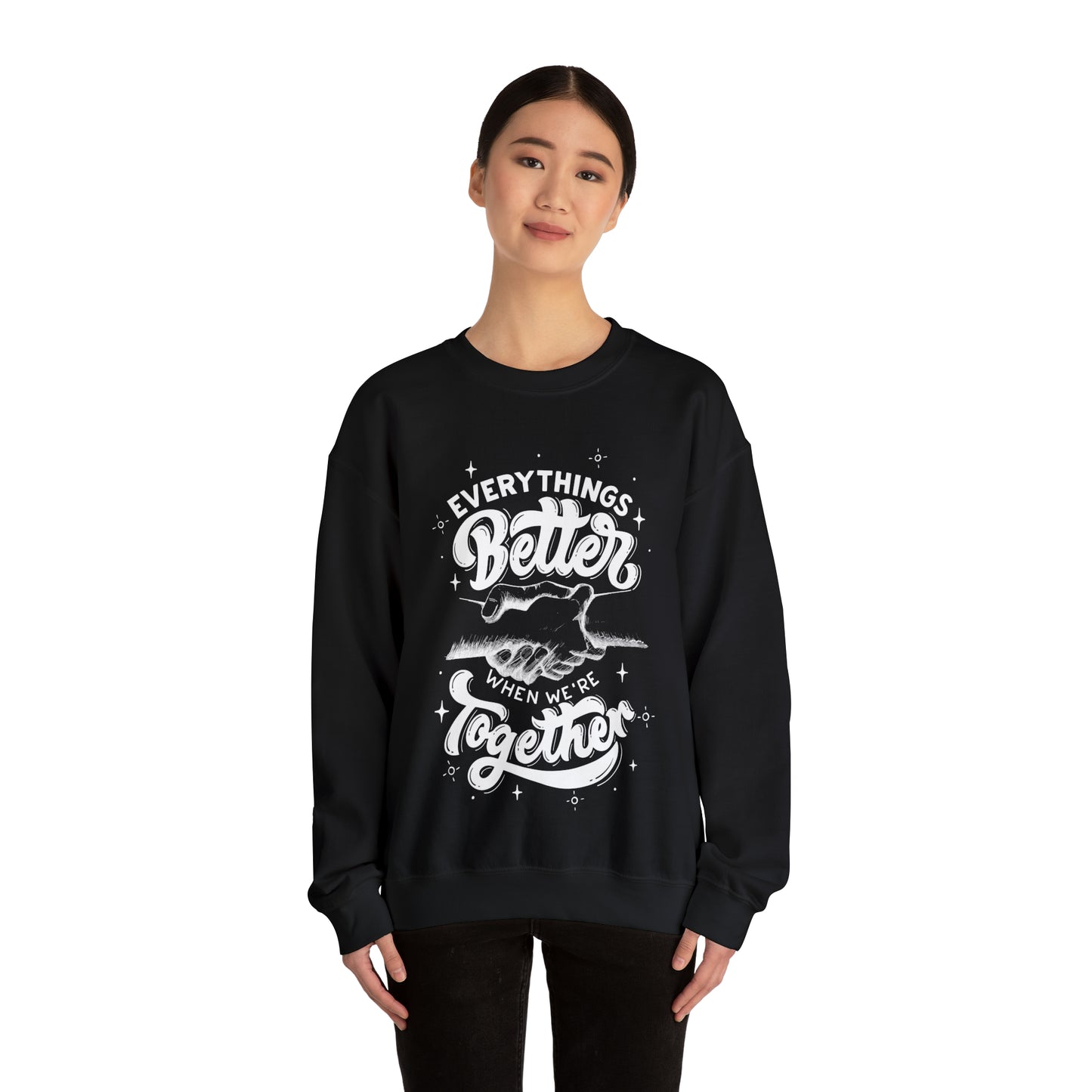 Everything is better together Heavy Blend™ Crewneck Sweatshirt