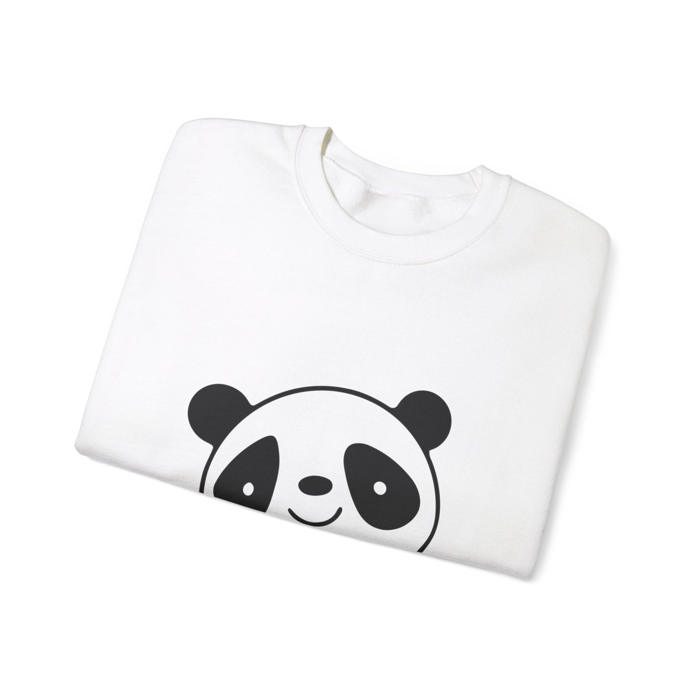 Panda love Heavy Crewneck Sweatshirt for men and women