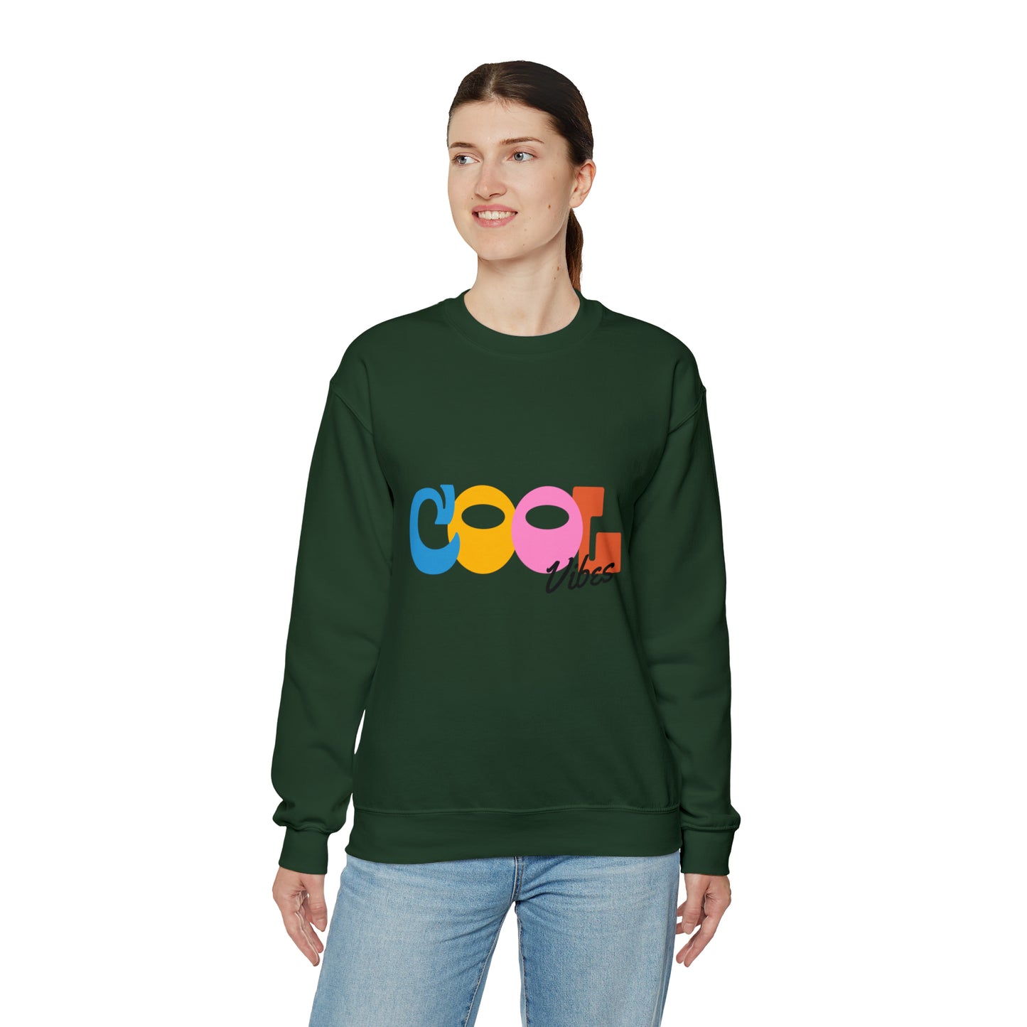 COOL vibes Colourful Heavy Blend™ Crewneck Sweatshirt for Men and Women