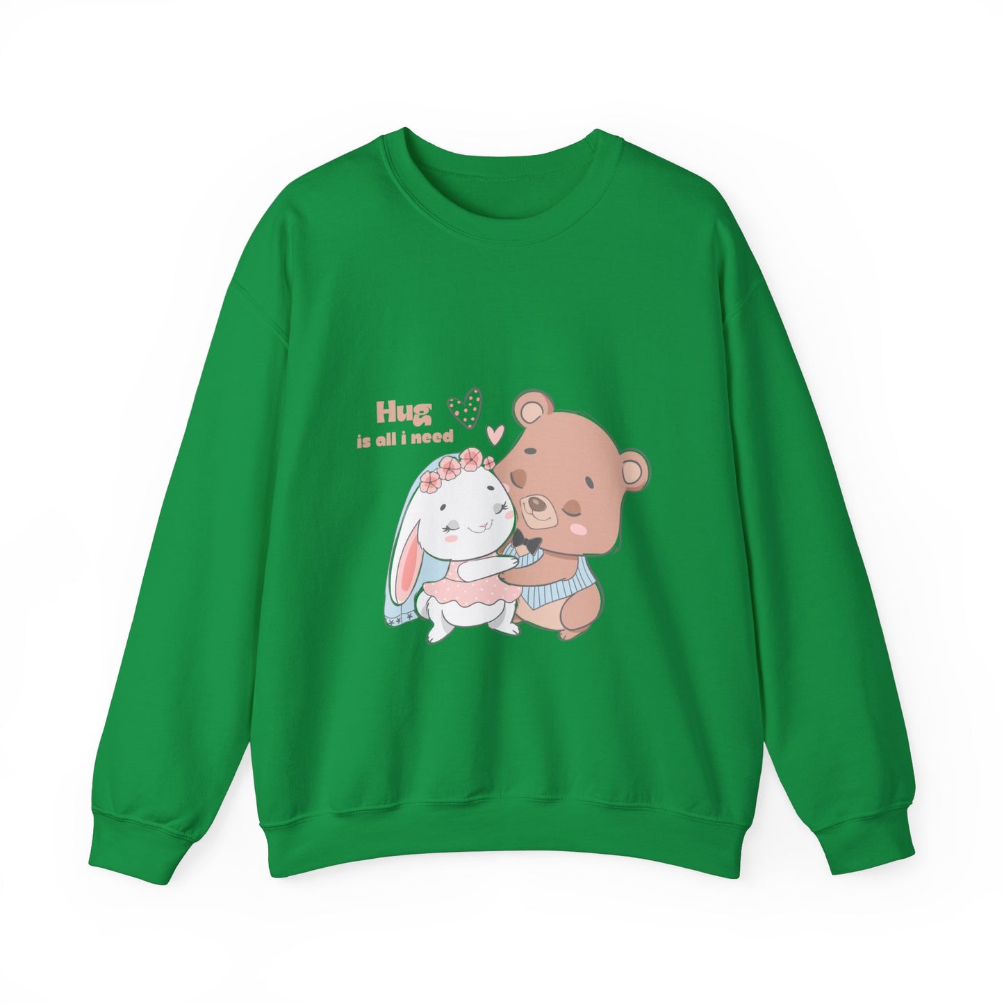 Hug is all i need Cute heavy Valentine's Special Sweatshirt for men and women