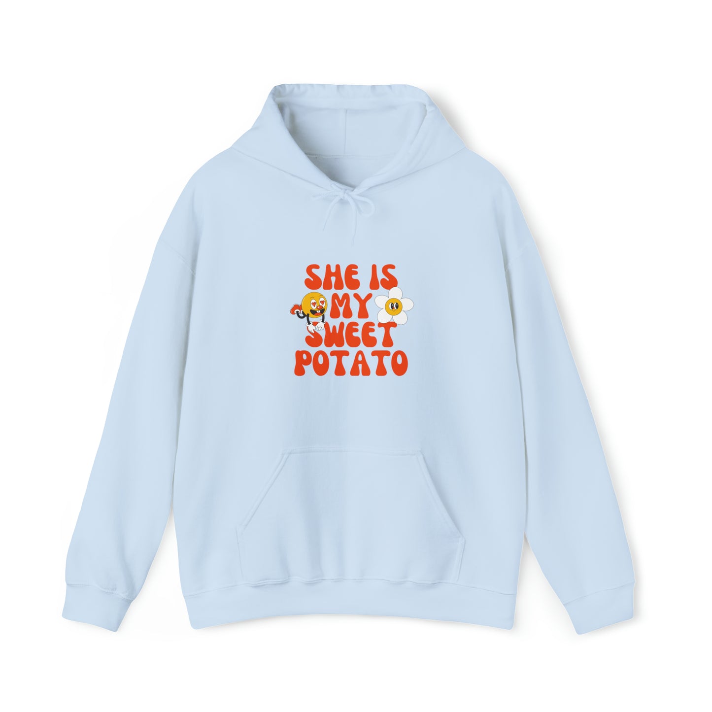 MEN and WOMEN cute she is my sweet potato Heavy Blend™ Hooded Sweatshirt