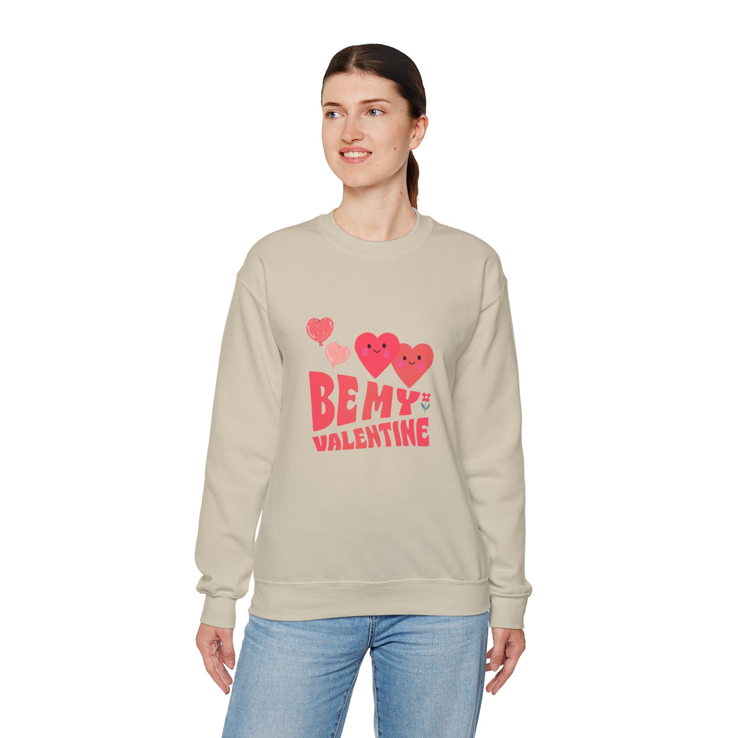 Be my valentine Heavy Blend™ Crewneck Sweatshirt for men and women