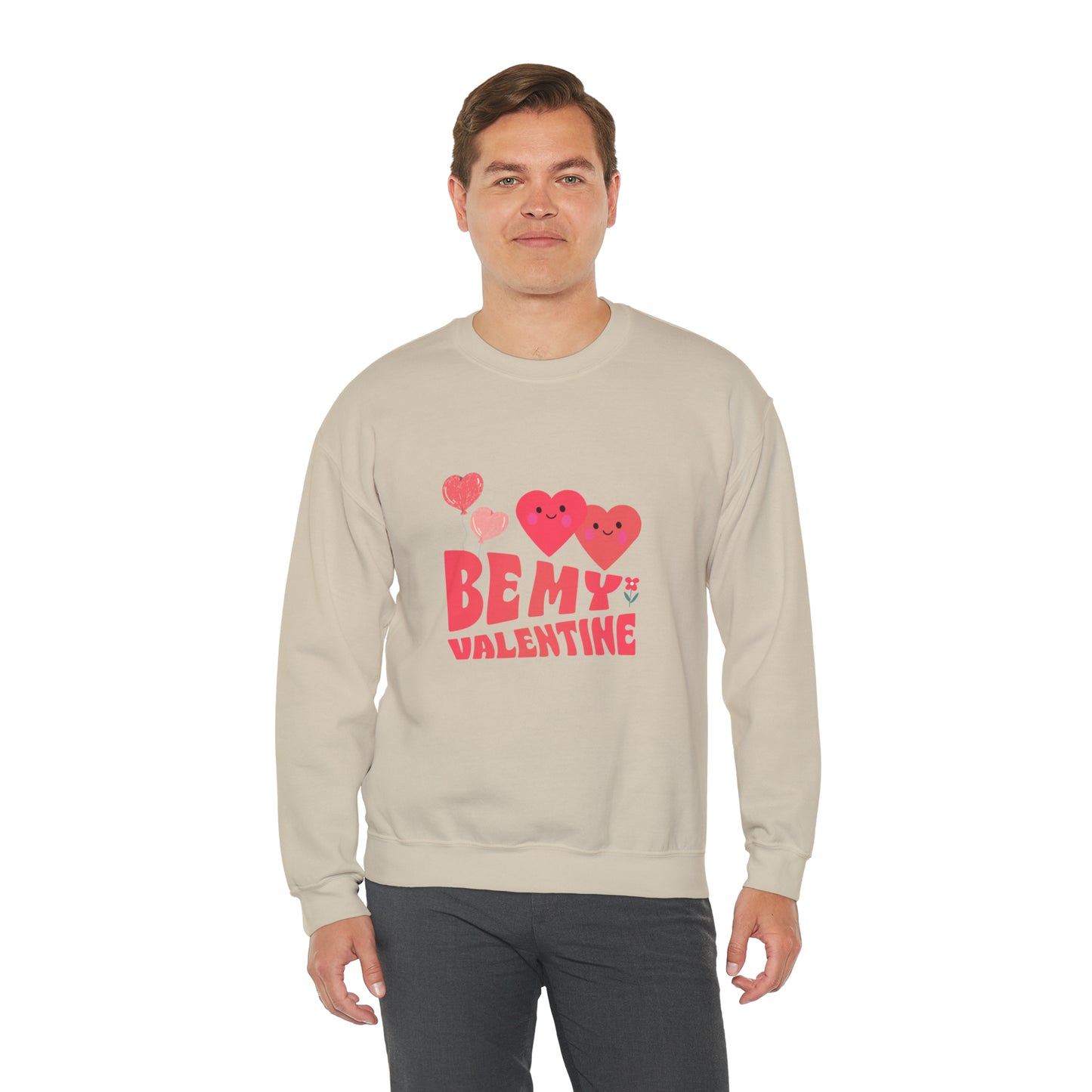 Be my valentine Heavy Blend™ Crewneck Sweatshirt for men and women