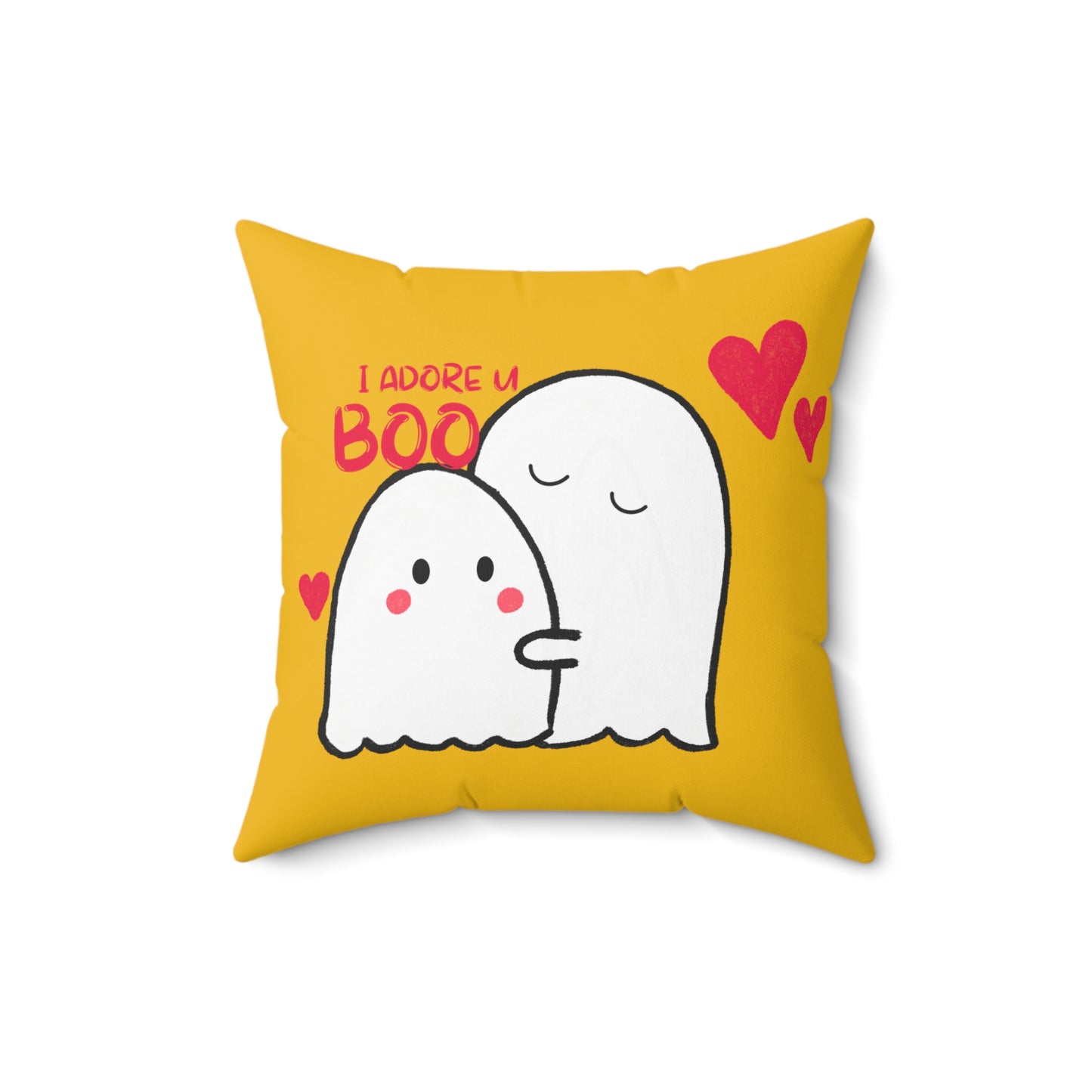 Cute i adore you boo Valentine's day gift Square Pillow