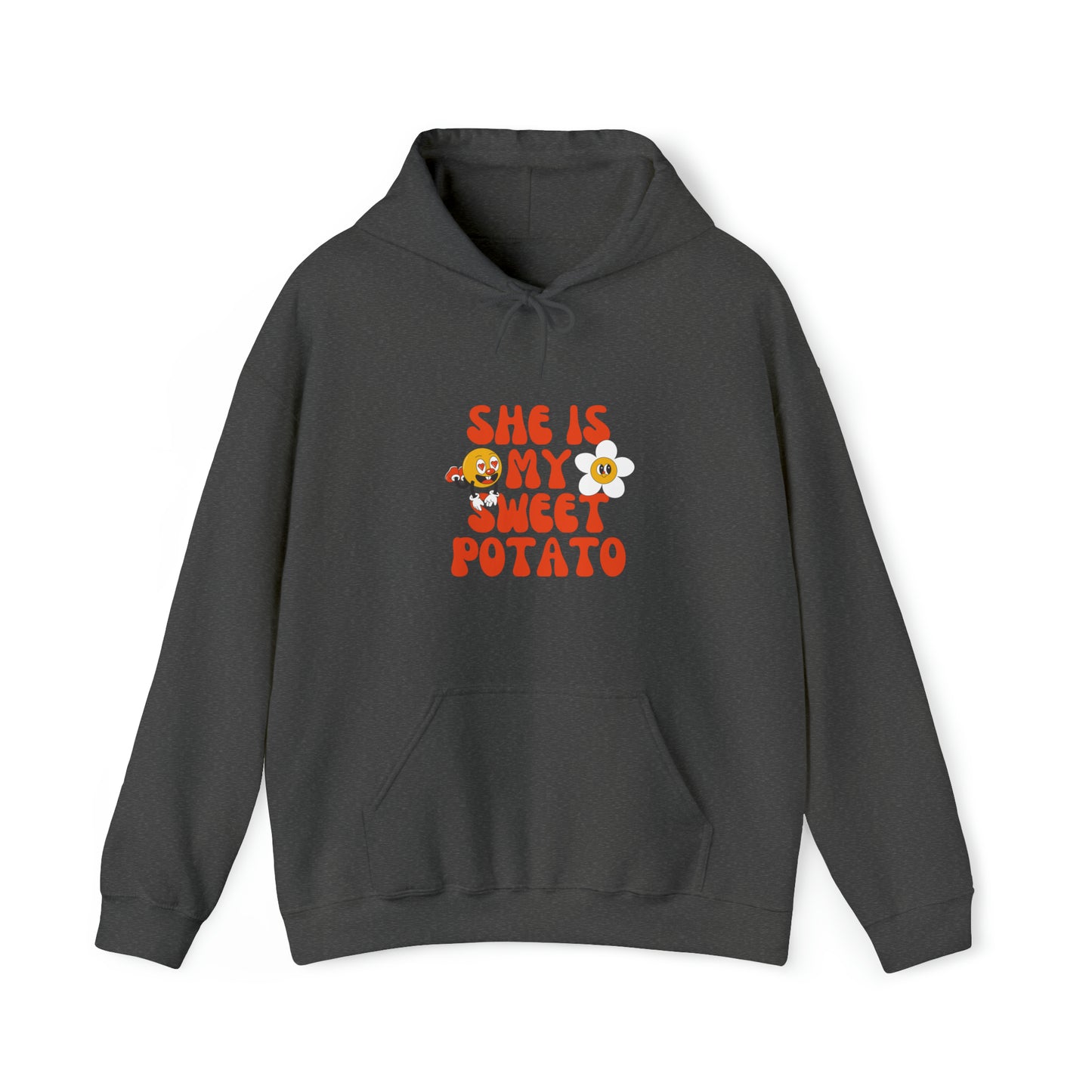 MEN and WOMEN cute she is my sweet potato Heavy Blend™ Hooded Sweatshirt