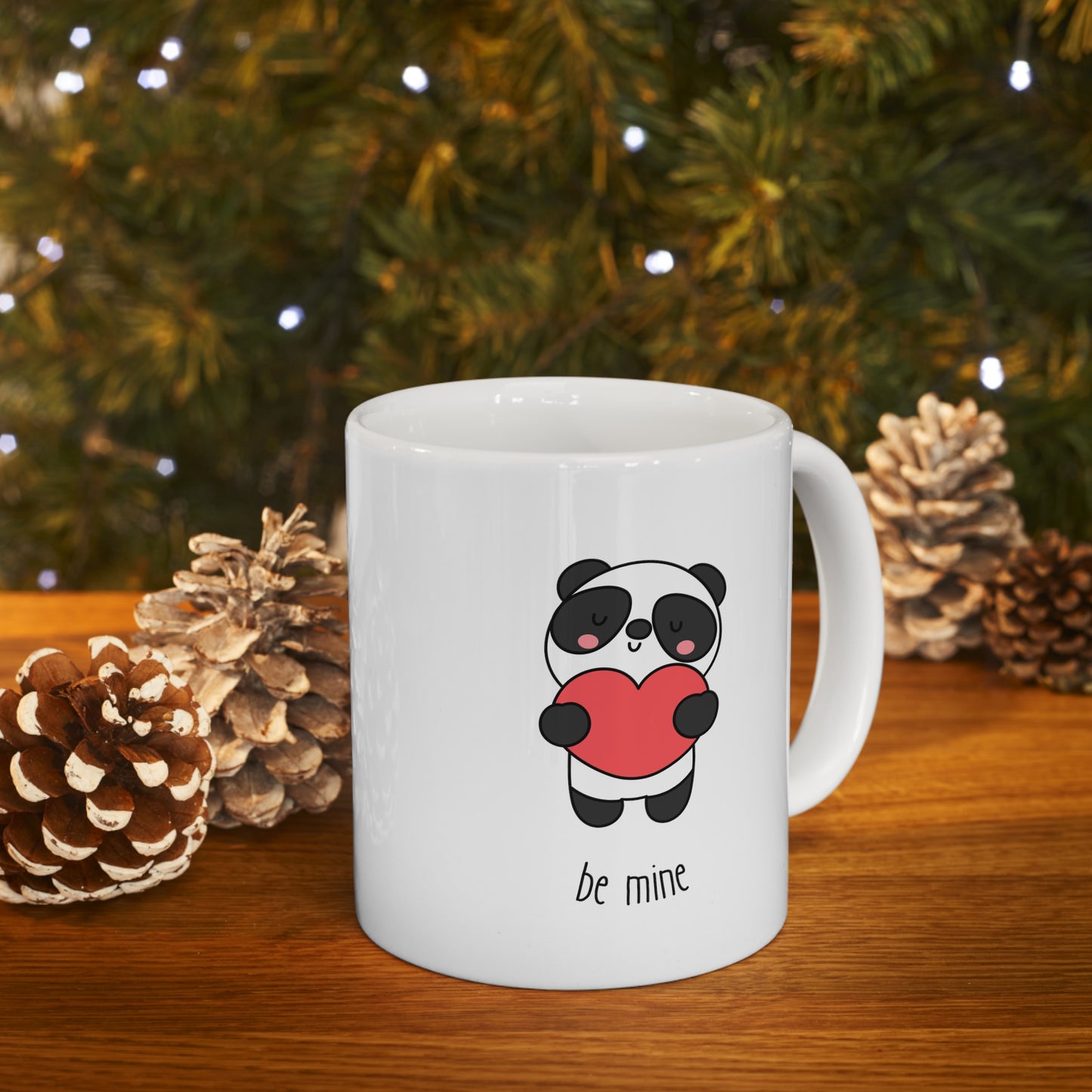 Be Mine cute panda Ceramic coffee Mug 11oz