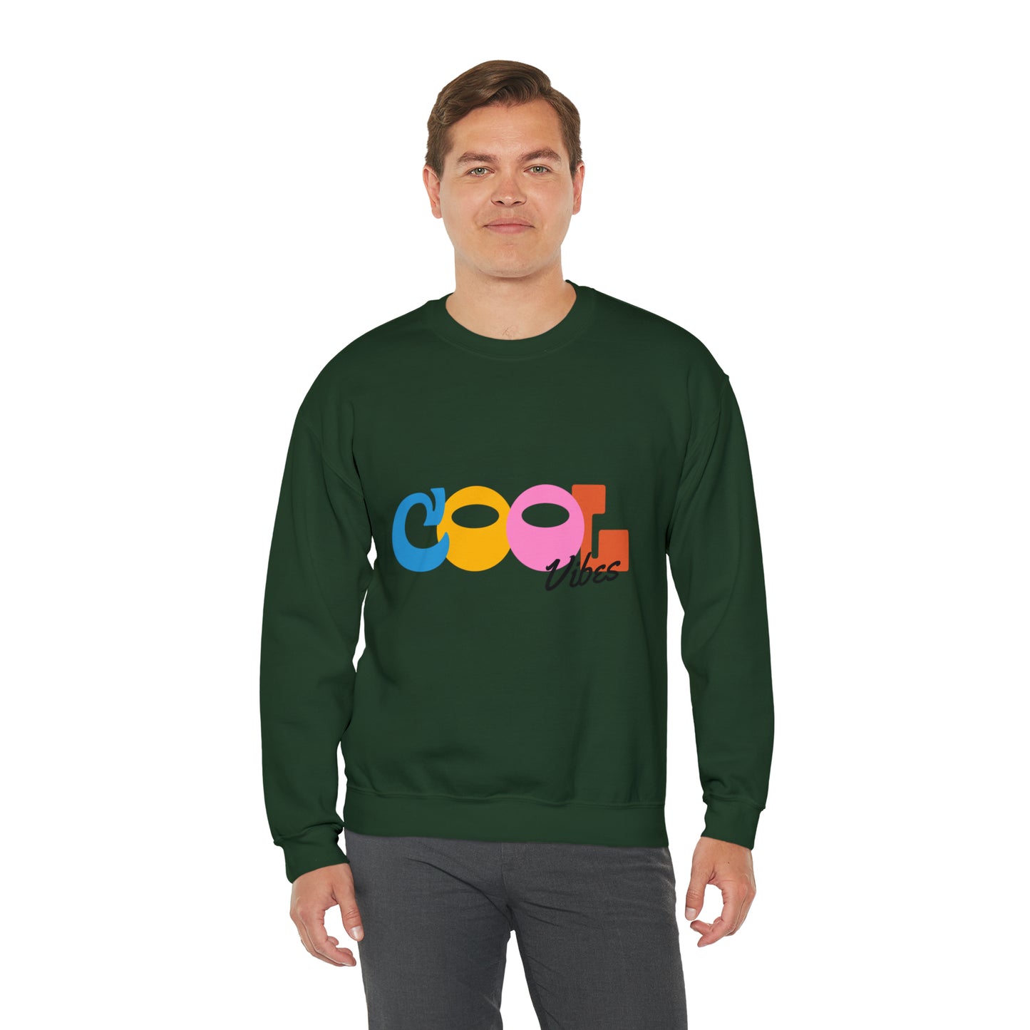 COOL vibes Colourful Heavy Blend™ Crewneck Sweatshirt for Men and Women