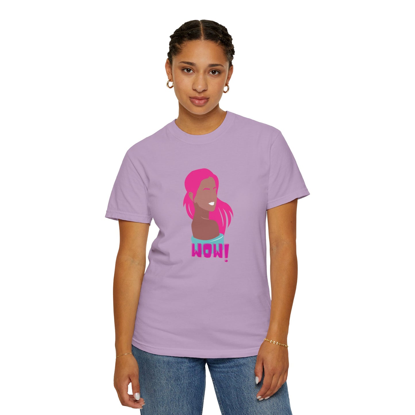 Beautiful wow girl T-shirt for women