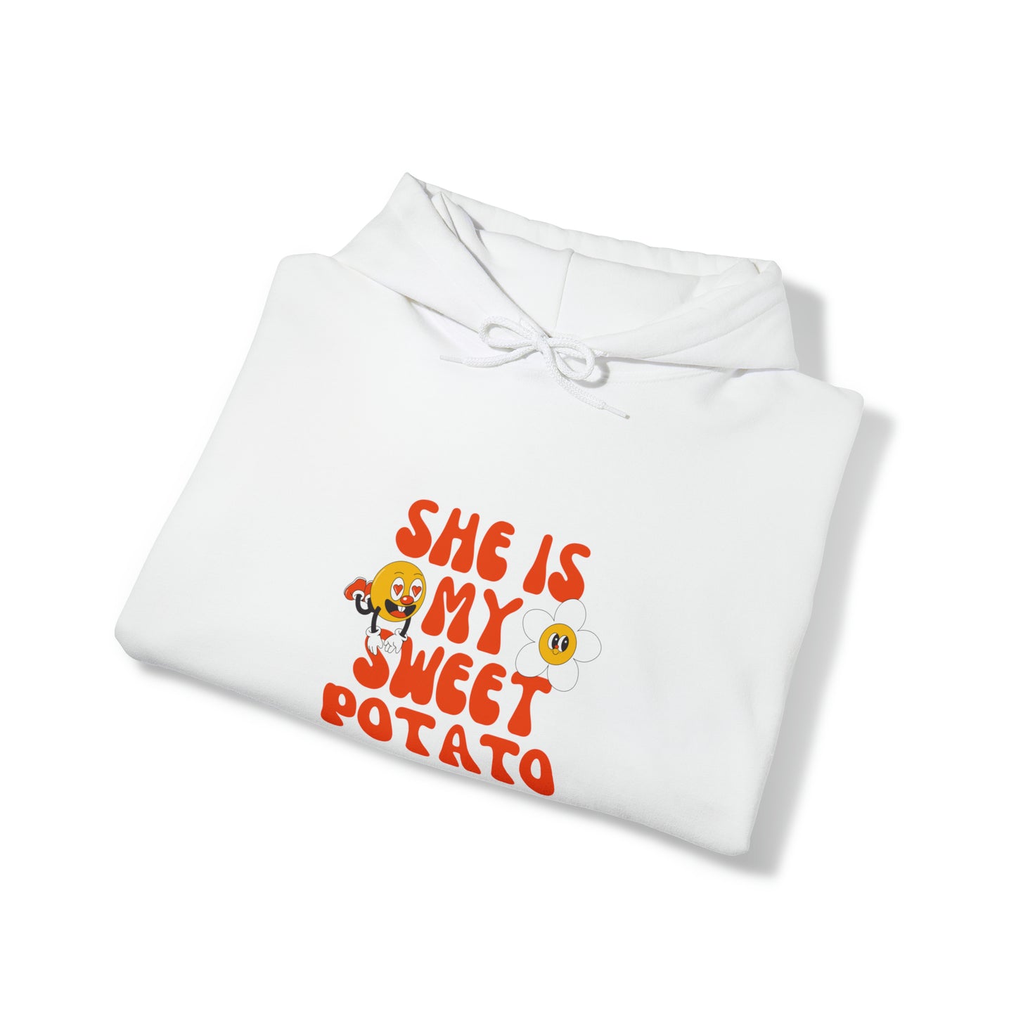 MEN and WOMEN cute she is my sweet potato Heavy Blend™ Hooded Sweatshirt