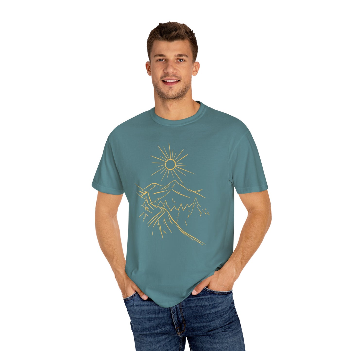 Beautiful mountain art T-shirt for men and women