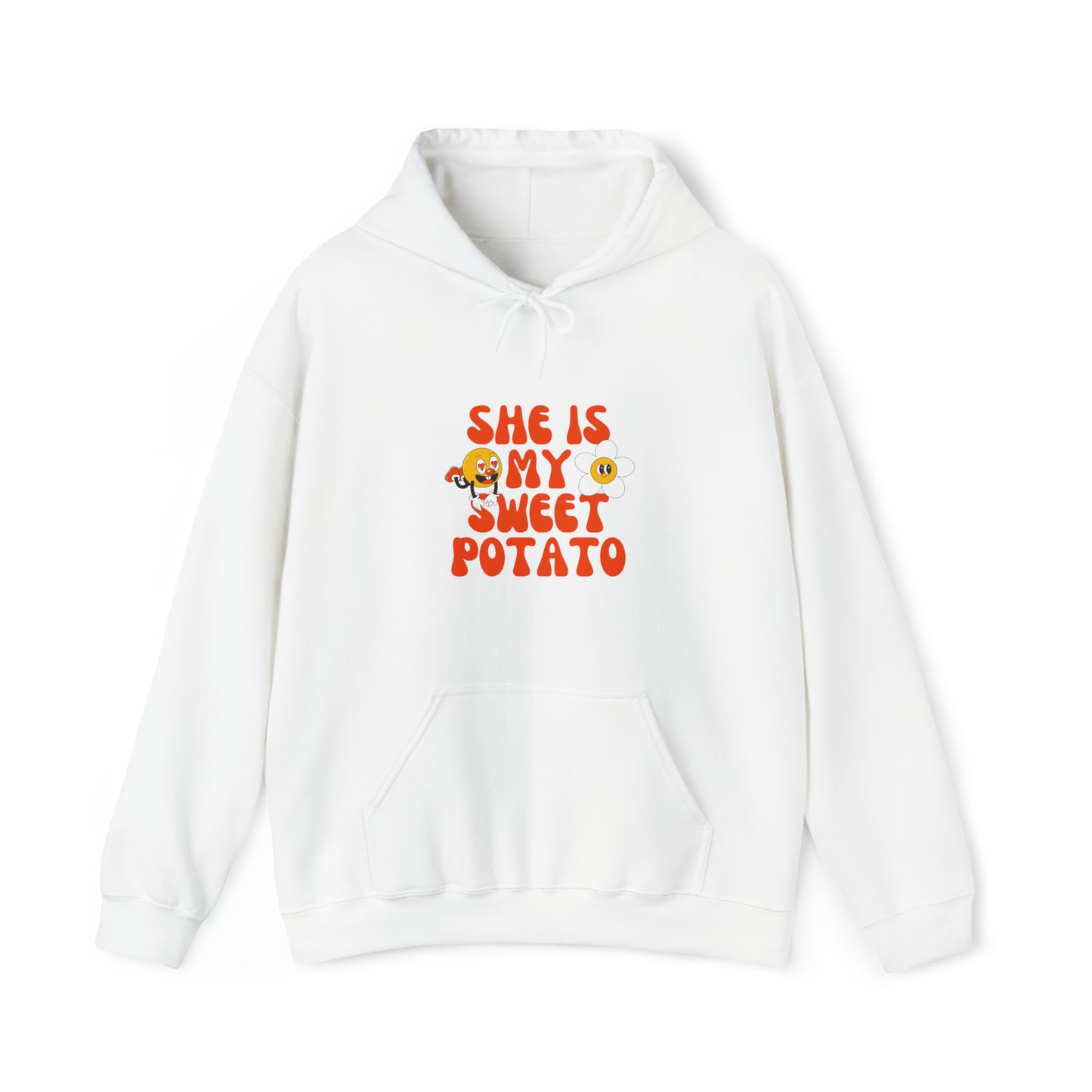 MEN and WOMEN cute she is my sweet potato Heavy Blend™ Hooded Sweatshirt