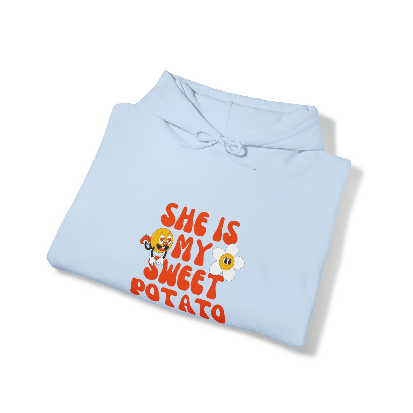 MEN and WOMEN cute she is my sweet potato Heavy Blend™ Hooded Sweatshirt