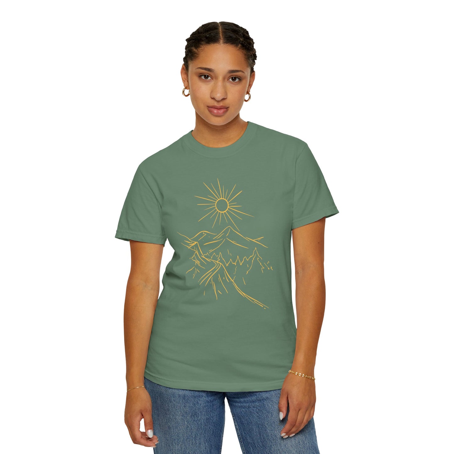 Beautiful mountain art T-shirt for men and women