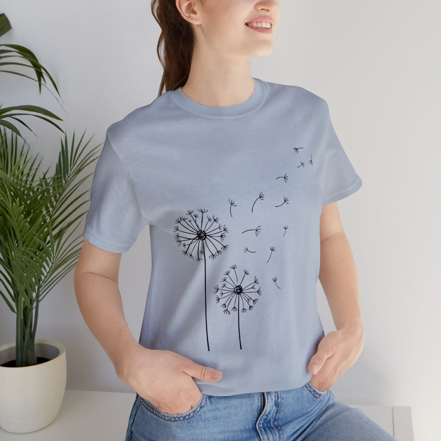 Beautiful flower Jersey Short Sleeve T-Shirt for Women