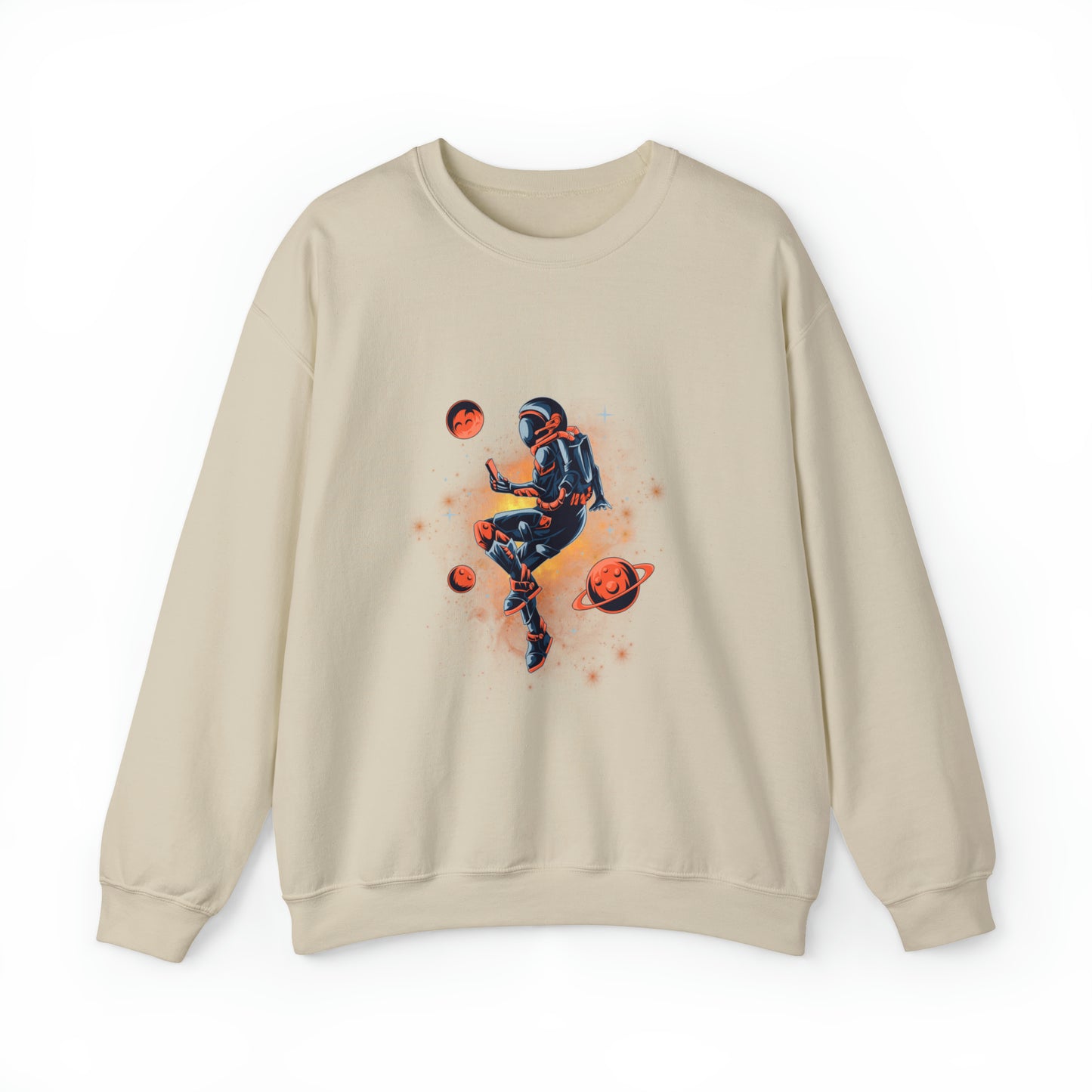 Beautiful Astronaut Heavy Blend™ Crewneck Sweatshirt for men and women