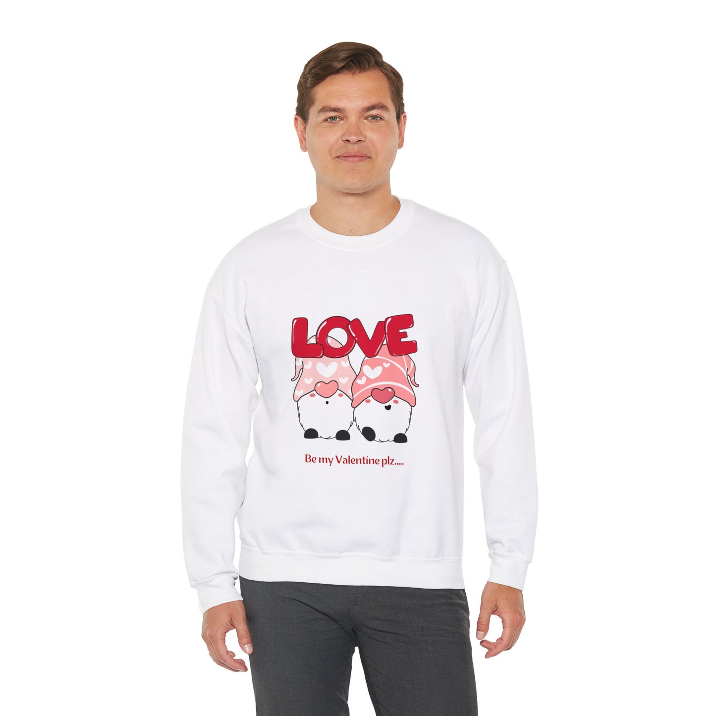 Be my Valentine plz..beautiful Crewneck Sweatshirt for men and women