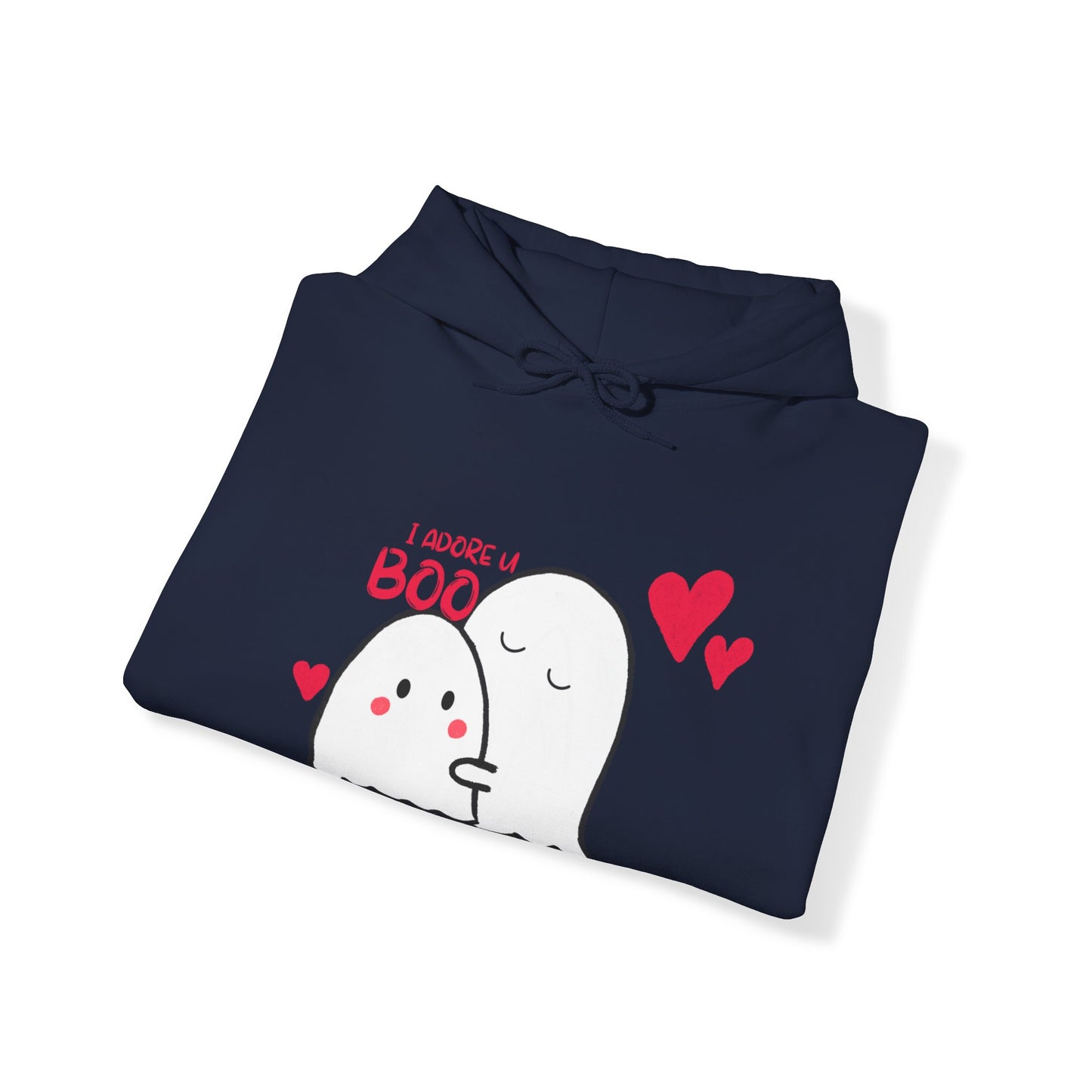 Cute i adore you my boo Heavy Hooded Sweatshirt for men and women