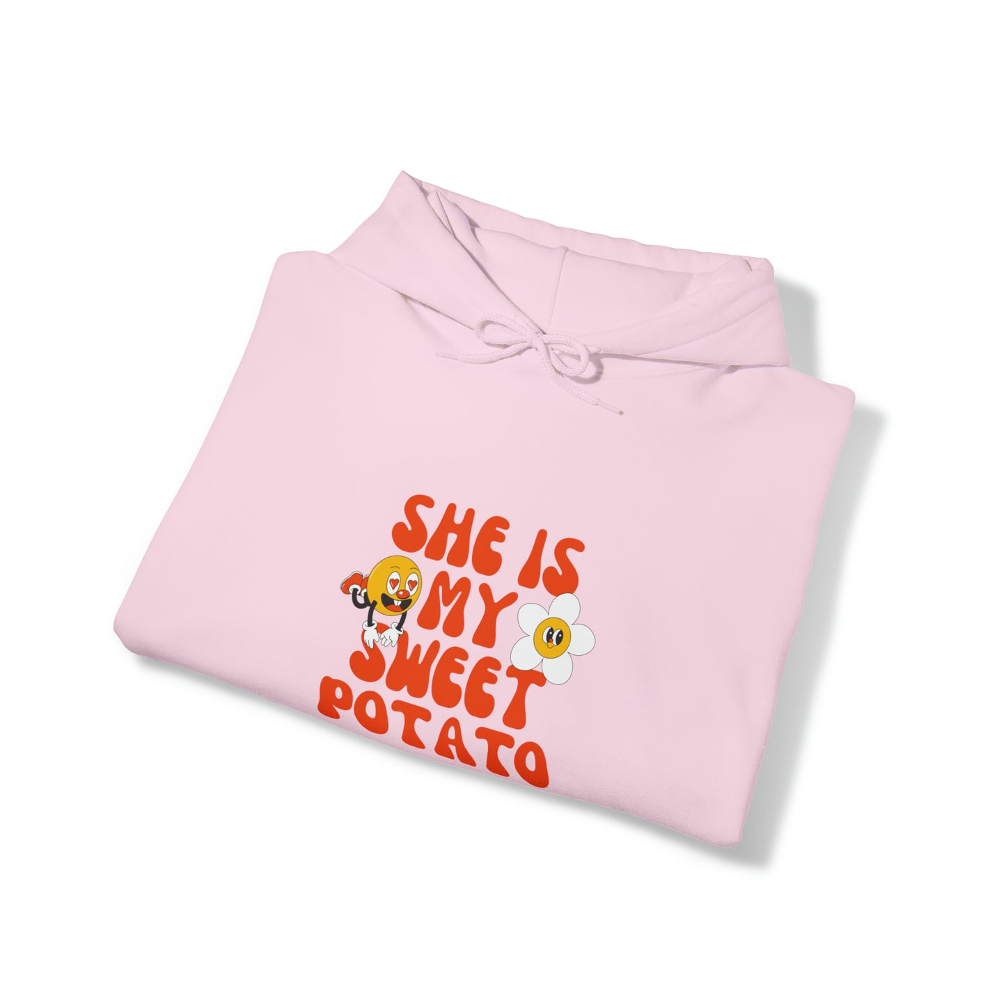 MEN and WOMEN cute she is my sweet potato Heavy Blend™ Hooded Sweatshirt