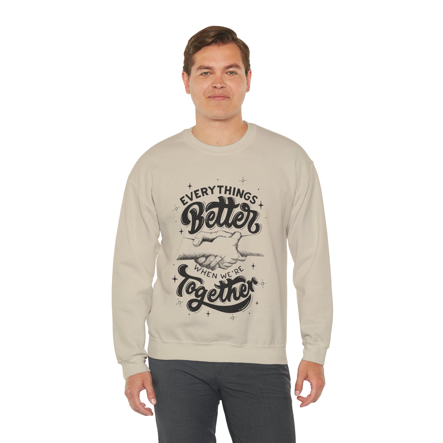 Everything is better together Heavy Blend™ Crewneck Sweatshirt