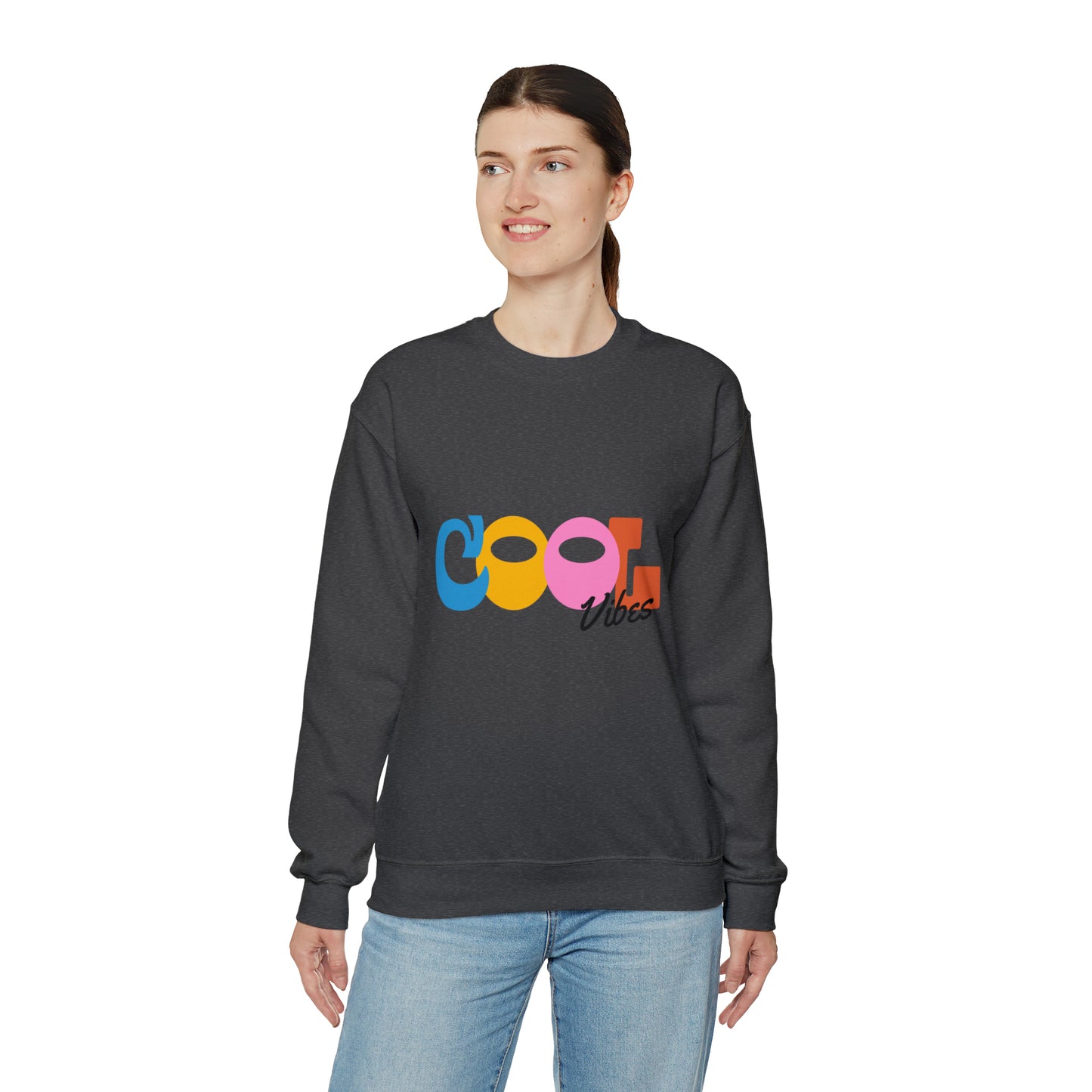 COOL vibes Colourful Heavy Blend™ Crewneck Sweatshirt for Men and Women