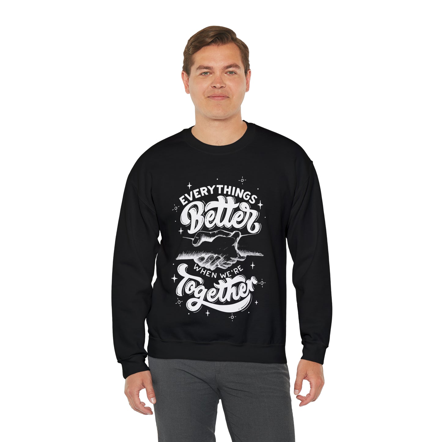 Everything is better together Heavy Blend™ Crewneck Sweatshirt